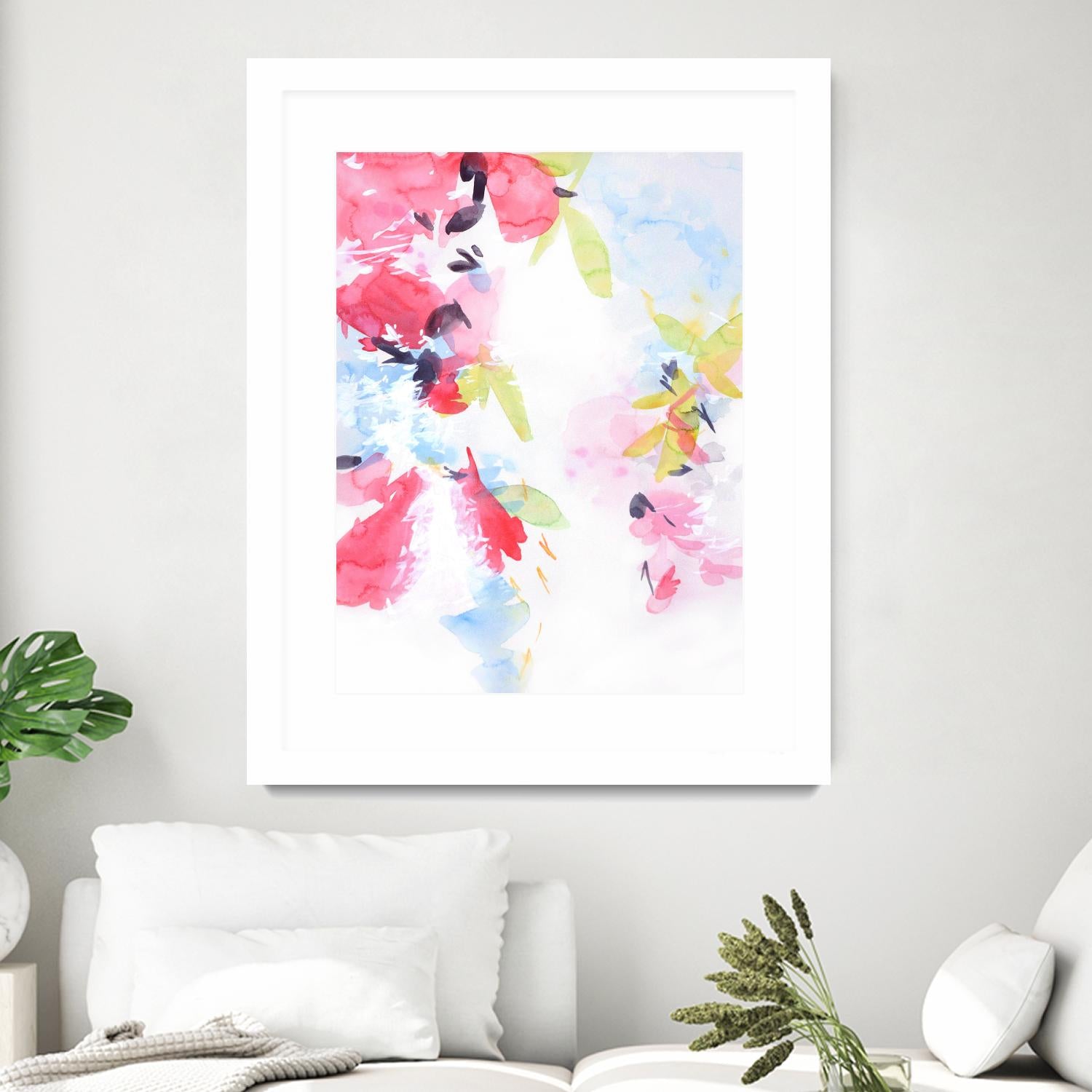 Spring Blossoms 1 by Elisa Sheehan on GIANT ART - multicolor abstracts; contemporary
