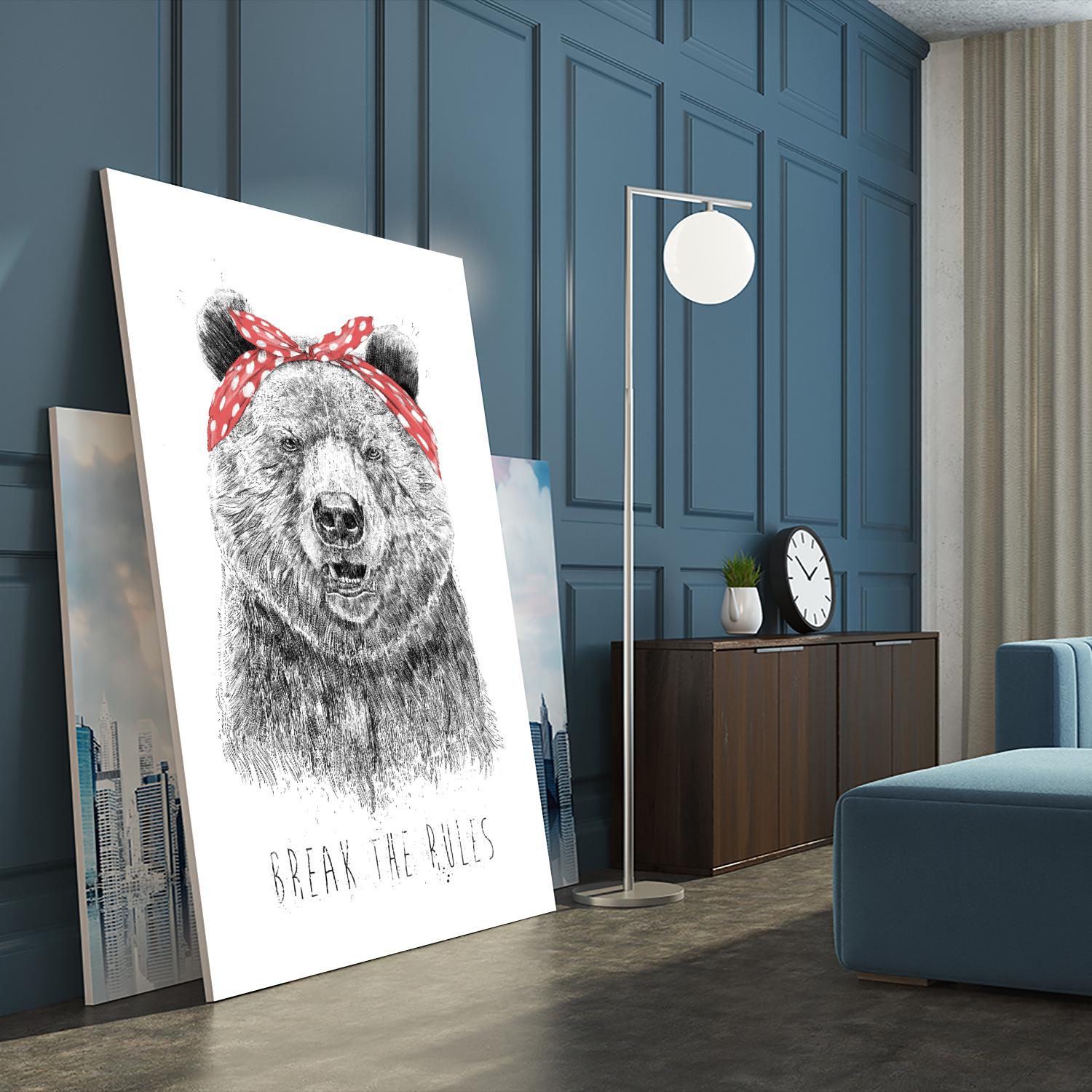 Break The Rules by Balazs Solti on GIANT ART - multicolor urban/pop surrealism