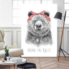 Break The Rules by Balazs Solti on GIANT ART - multicolor urban/pop surrealism