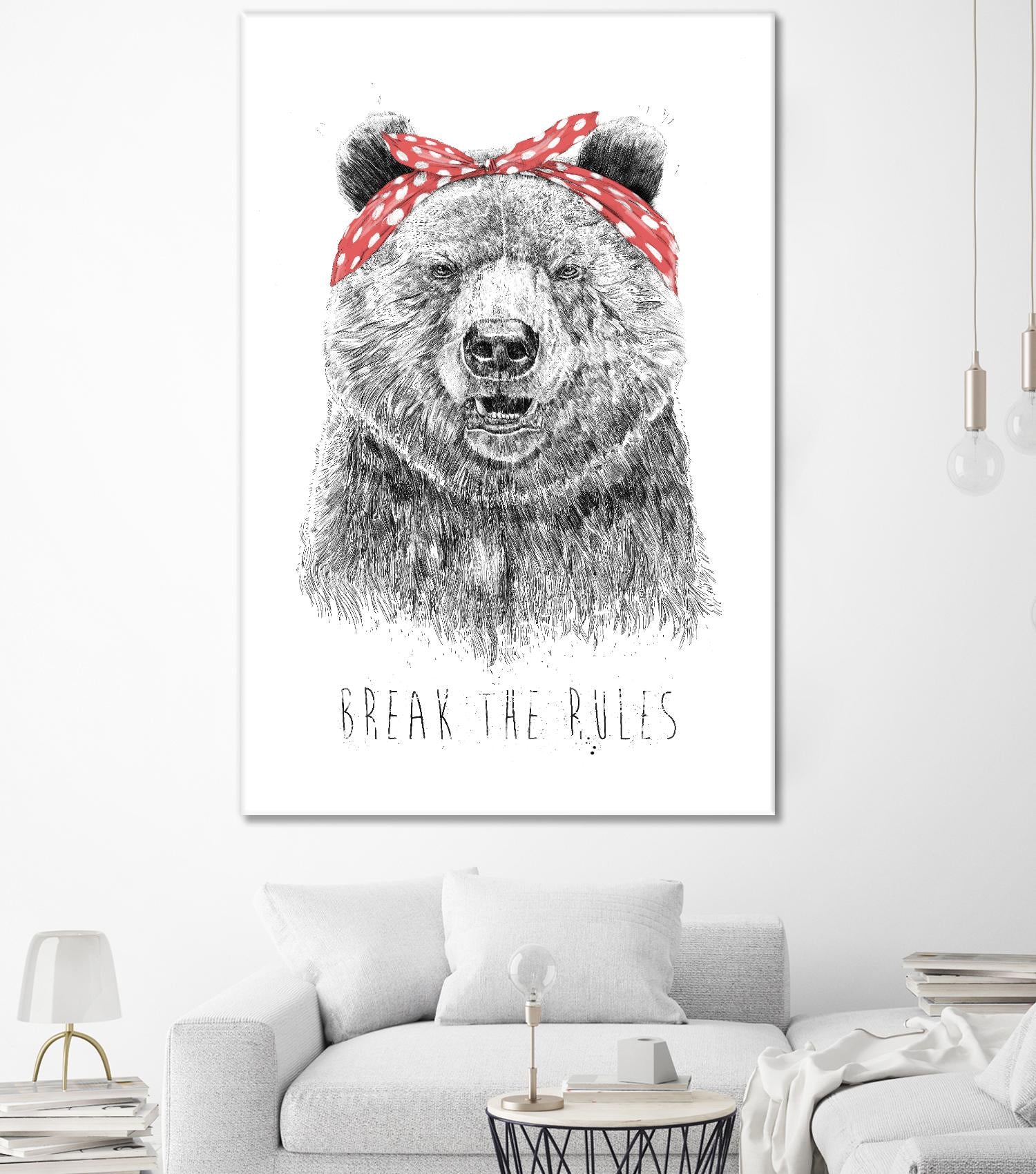 Break The Rules by Balazs Solti on GIANT ART - multicolor urban/pop surrealism