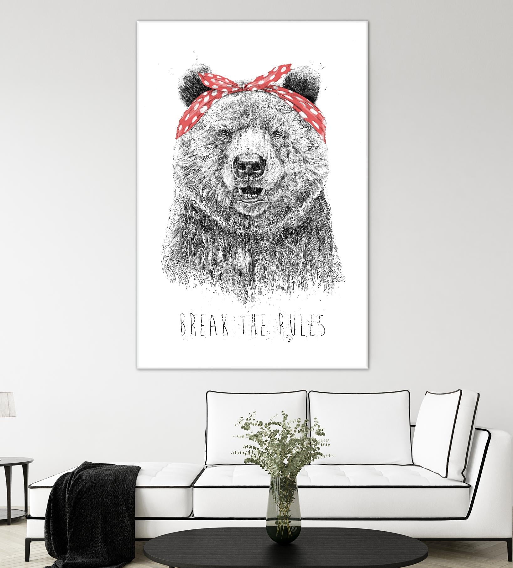 Break The Rules by Balazs Solti on GIANT ART - multicolor urban/pop surrealism