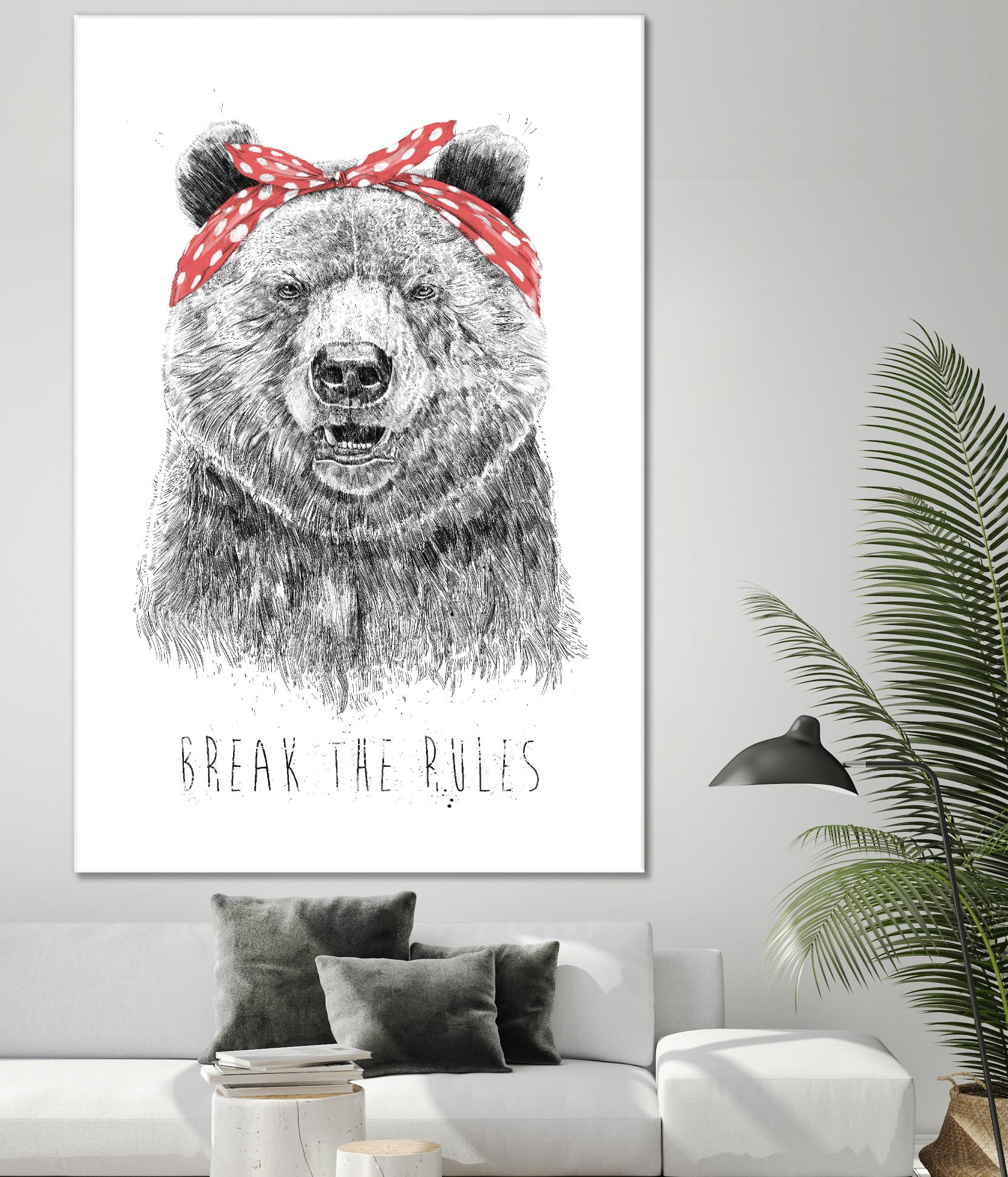 Break The Rules by Balazs Solti on GIANT ART - multicolor urban/pop surrealism