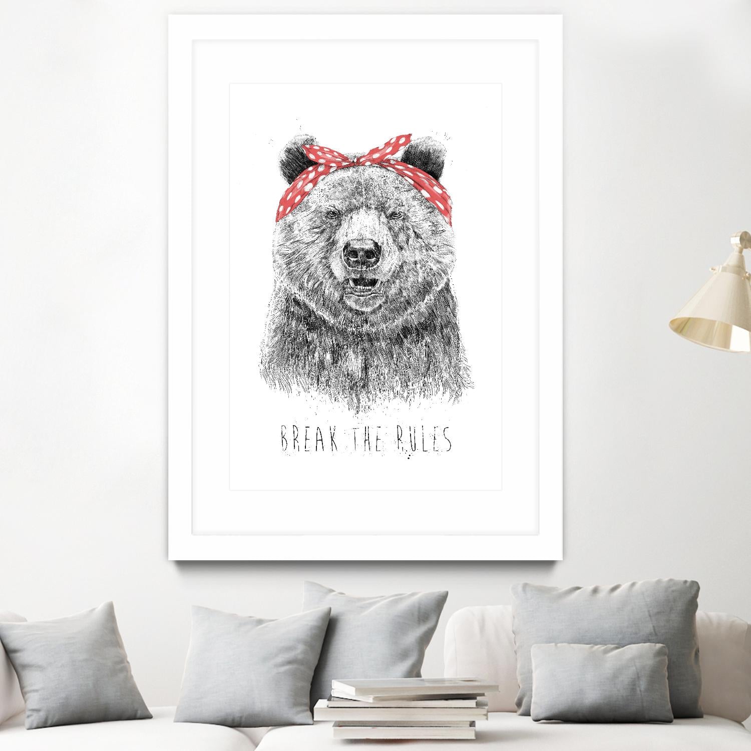 Break The Rules by Balazs Solti on GIANT ART - multicolor urban/pop surrealism