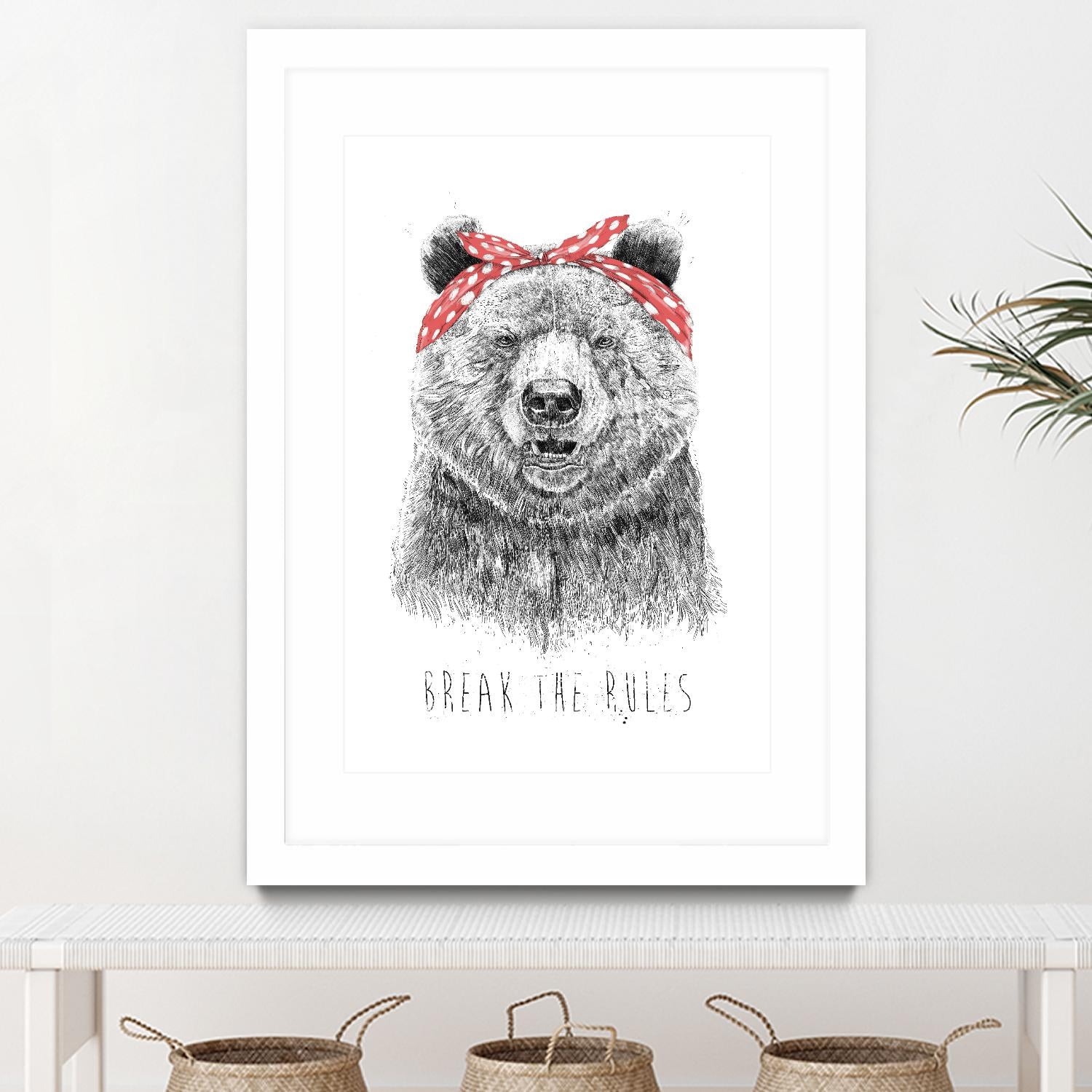 Break The Rules by Balazs Solti on GIANT ART - multicolor urban/pop surrealism