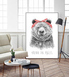 Break The Rules by Balazs Solti on GIANT ART - multicolor urban/pop surrealism