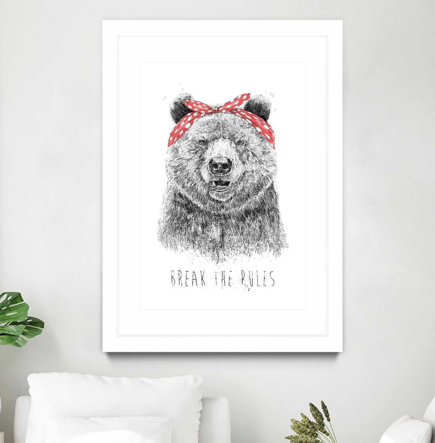 Break The Rules by Balazs Solti on GIANT ART - multicolor urban/pop surrealism