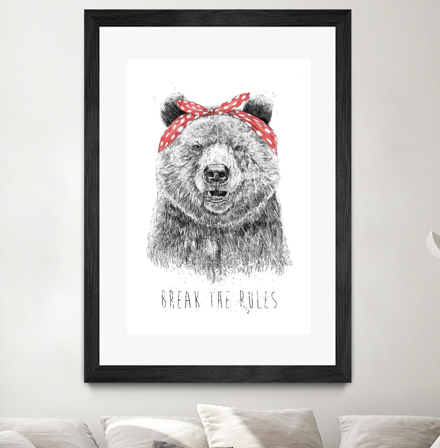 Break The Rules by Balazs Solti on GIANT ART - multicolor urban/pop surrealism