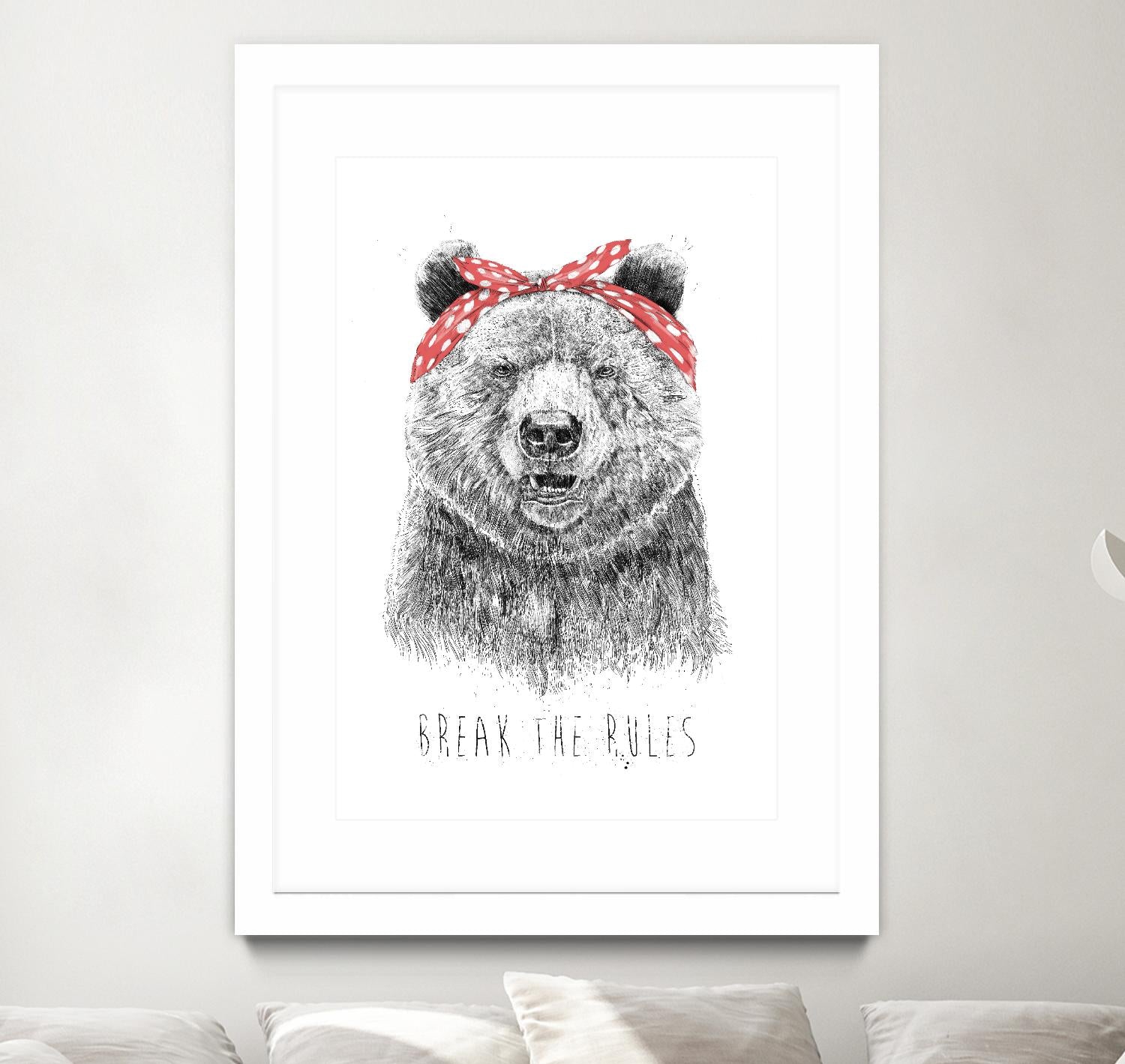 Break The Rules by Balazs Solti on GIANT ART - multicolor urban/pop surrealism