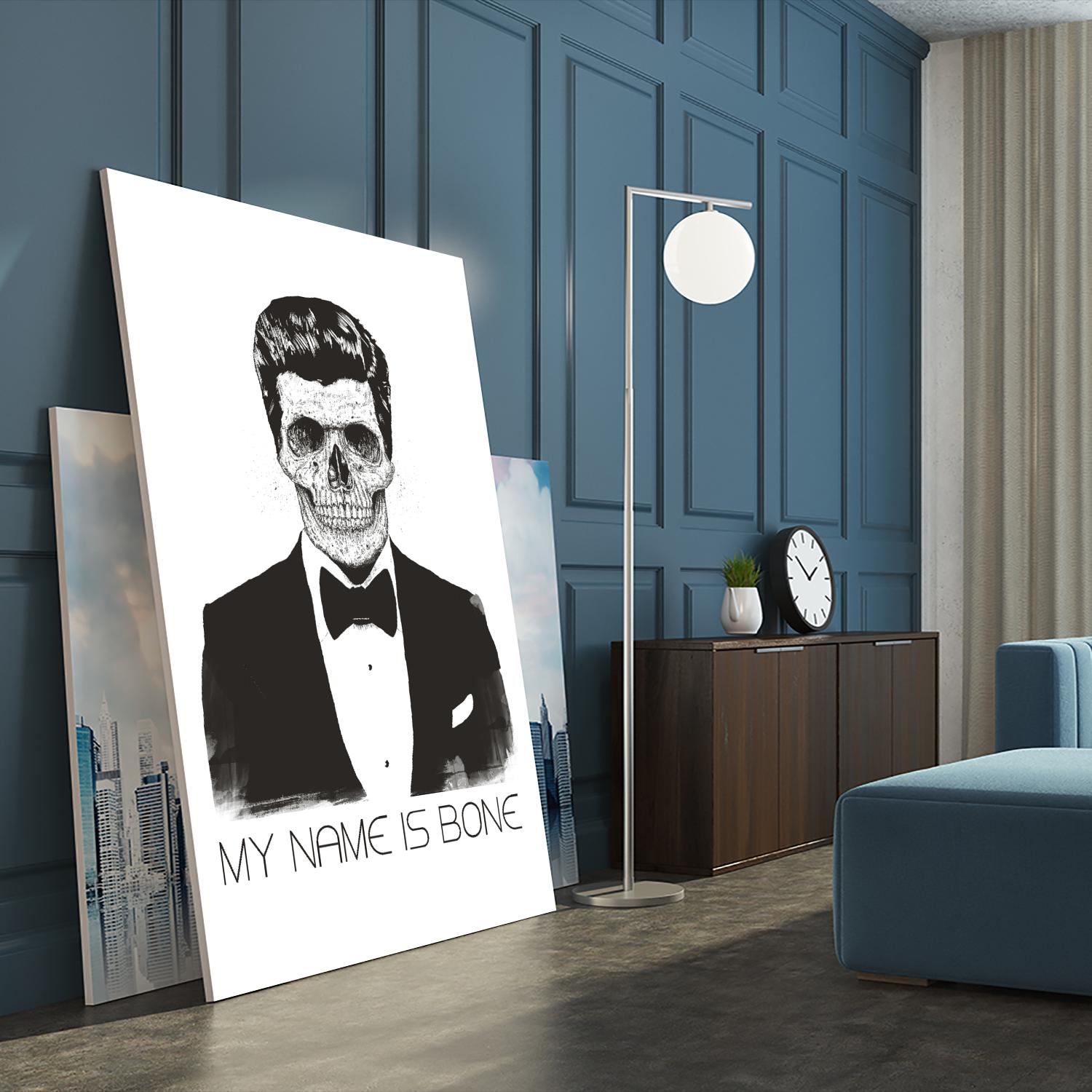 My Name is Bone by Balazs Solti on GIANT ART - multicolor urban/pop surrealism