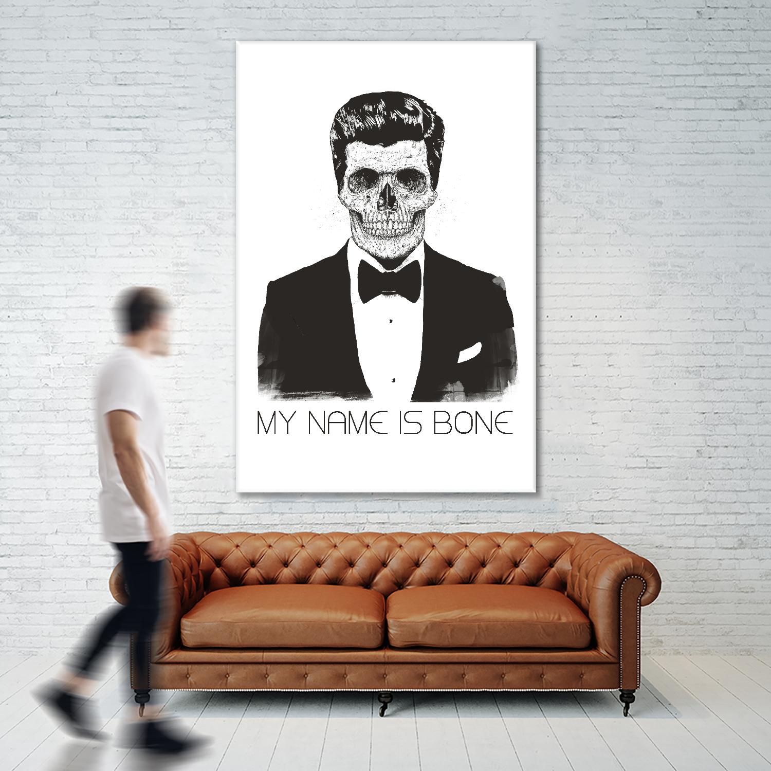 My Name is Bone by Balazs Solti on GIANT ART - multicolor urban/pop surrealism