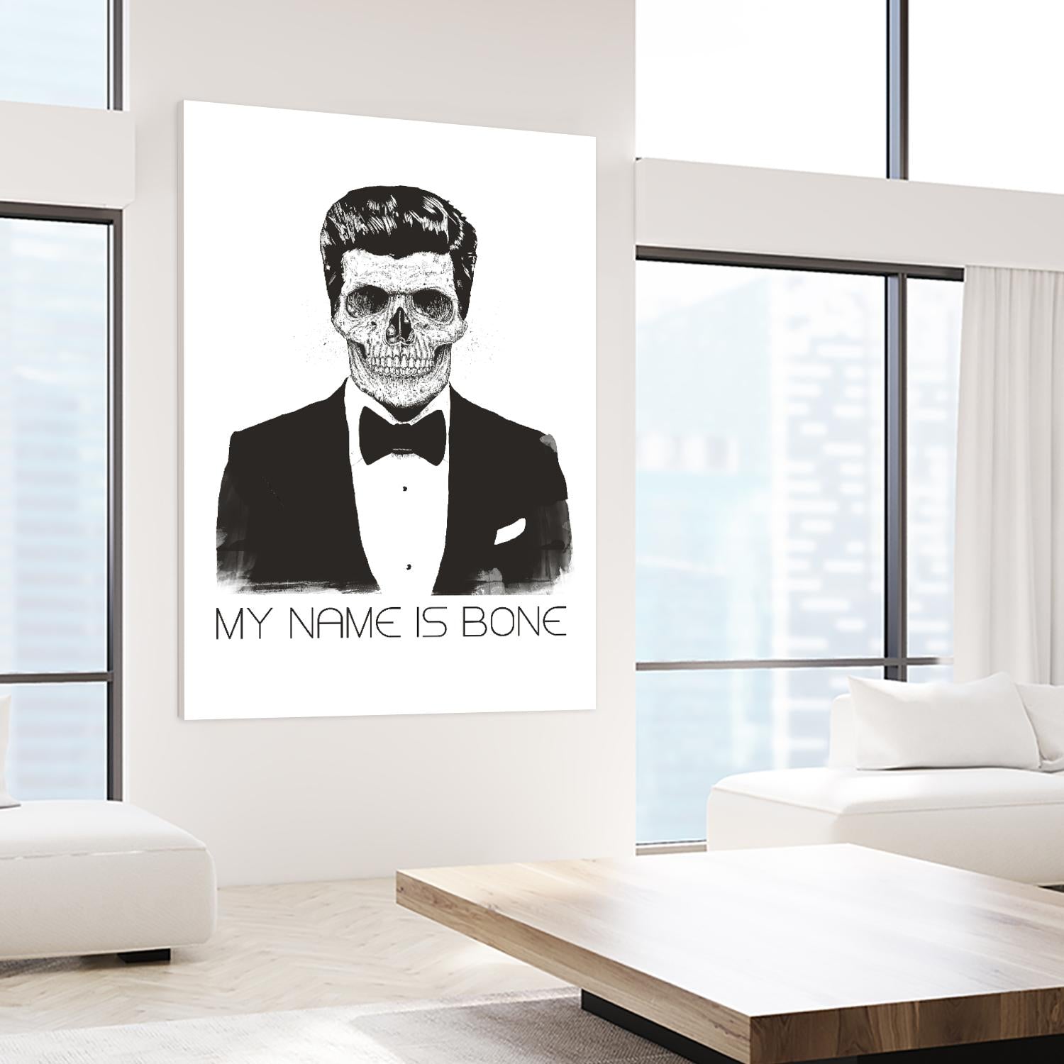 My Name is Bone by Balazs Solti on GIANT ART - multicolor urban/pop surrealism