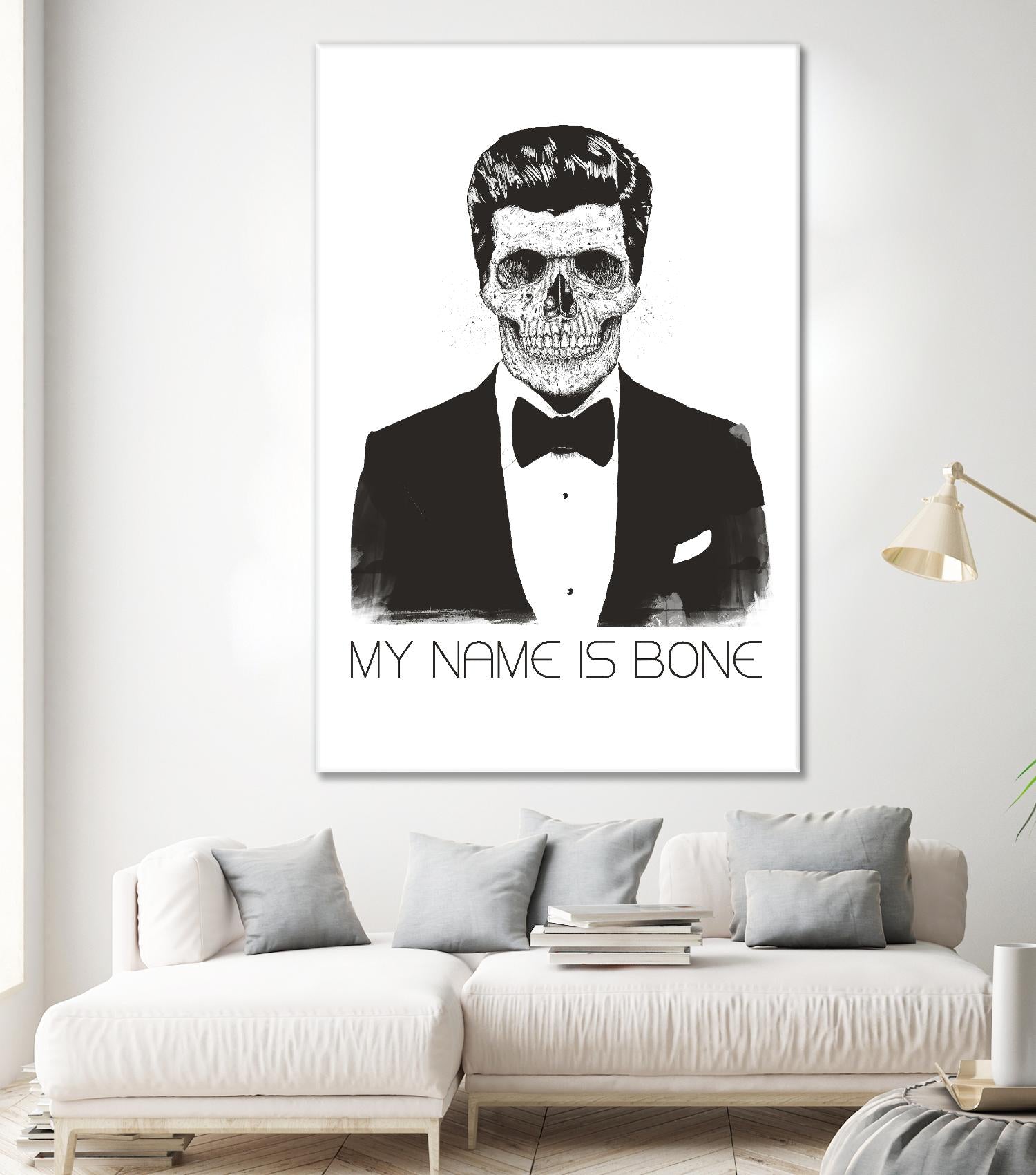 My Name is Bone by Balazs Solti on GIANT ART - multicolor urban/pop surrealism