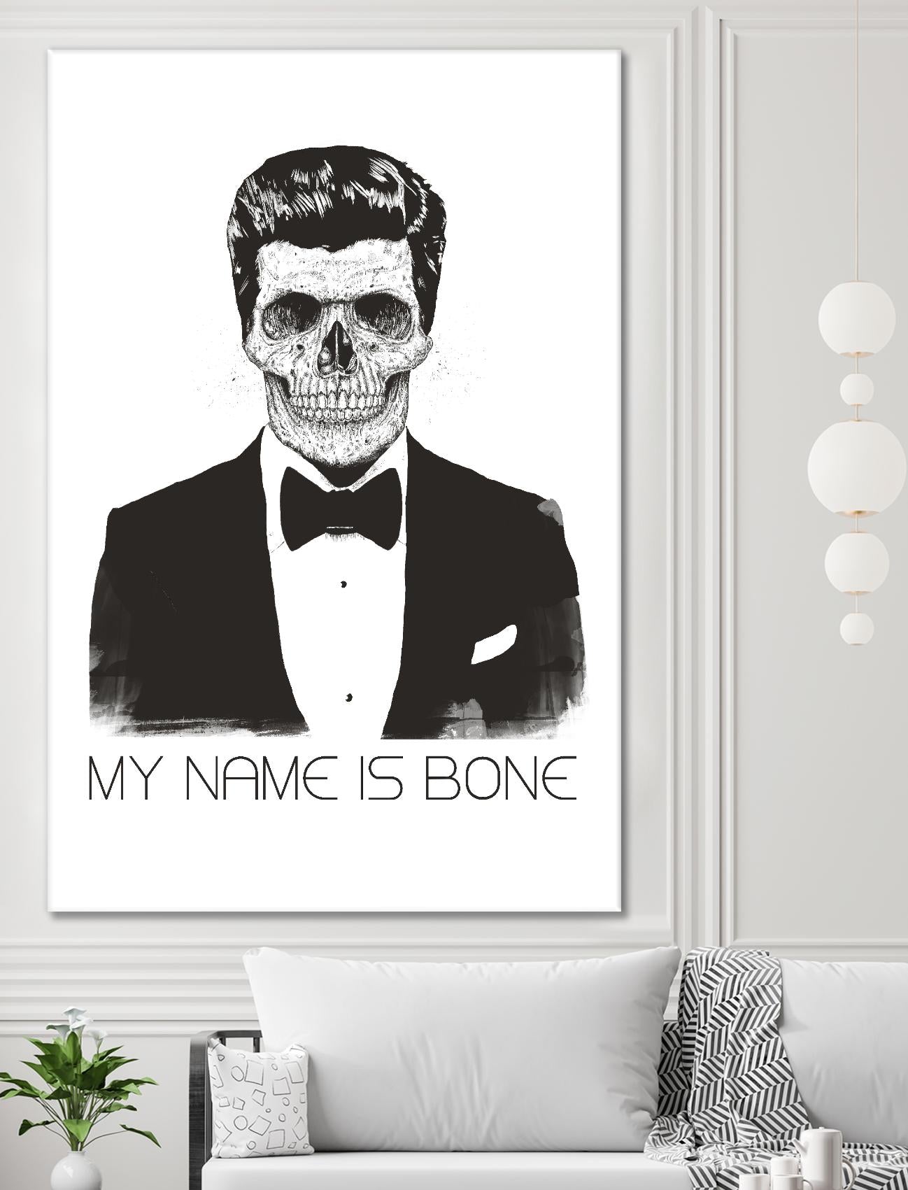 My Name is Bone by Balazs Solti on GIANT ART - multicolor urban/pop surrealism