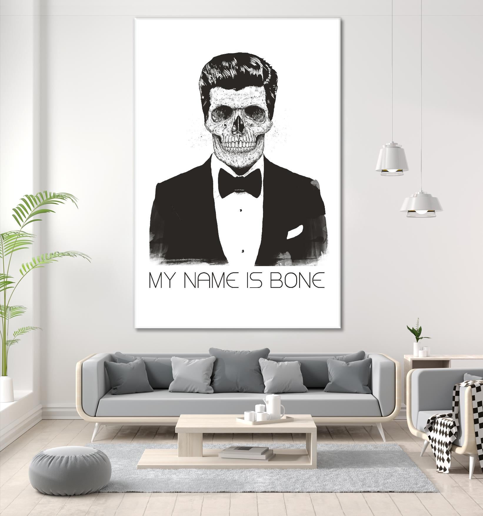 My Name is Bone by Balazs Solti on GIANT ART - multicolor urban/pop surrealism