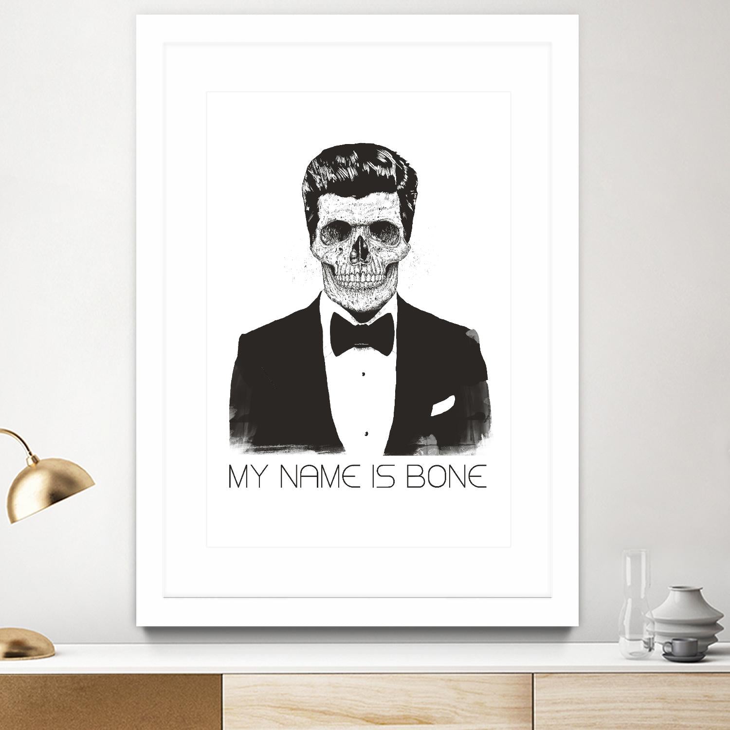 My Name is Bone by Balazs Solti on GIANT ART - multicolor urban/pop surrealism