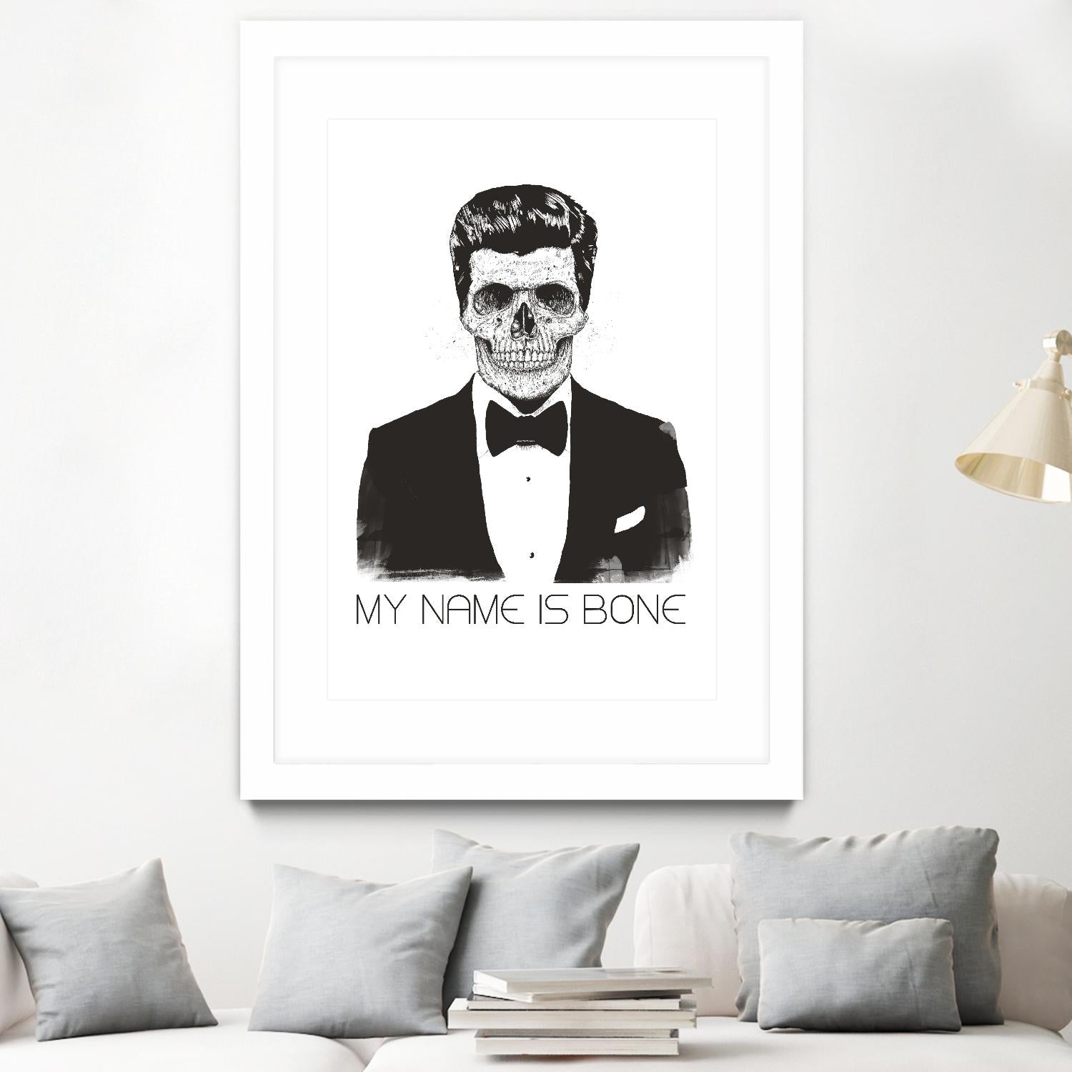 My Name is Bone by Balazs Solti on GIANT ART - multicolor urban/pop surrealism