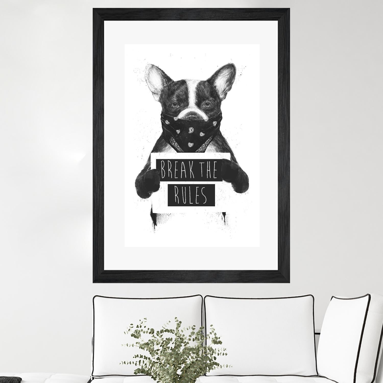 Rebel Dog by Balazs Solti on GIANT ART - multicolor urban/pop surrealism