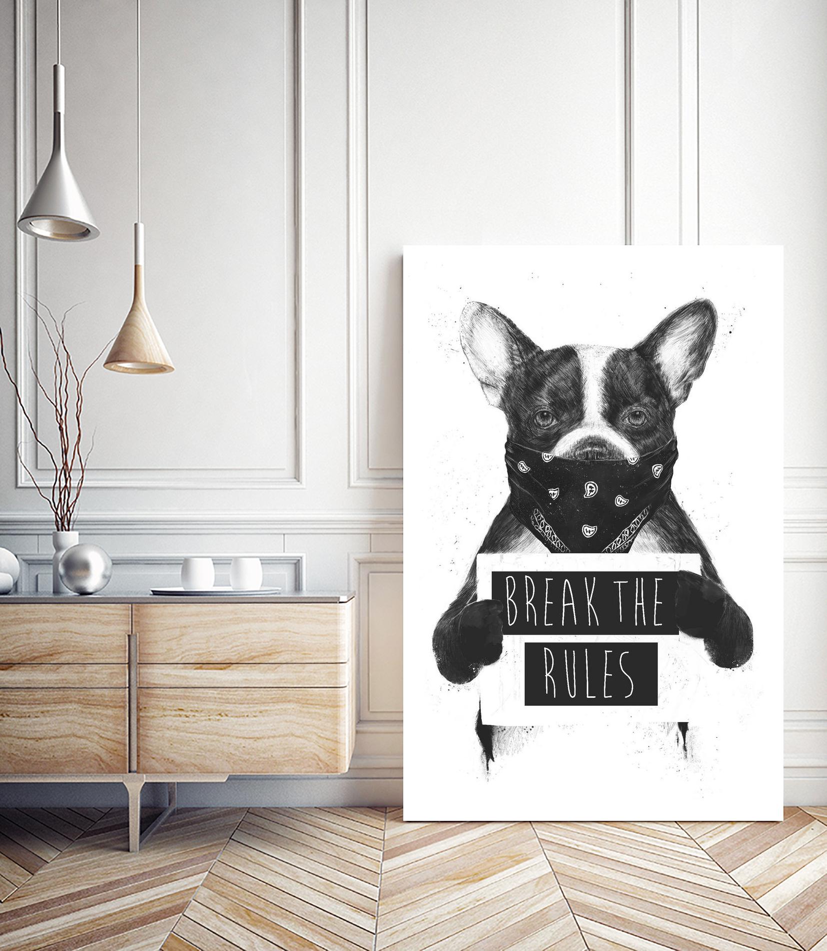 Rebel Dog by Balazs Solti on GIANT ART - multicolor urban/pop surrealism