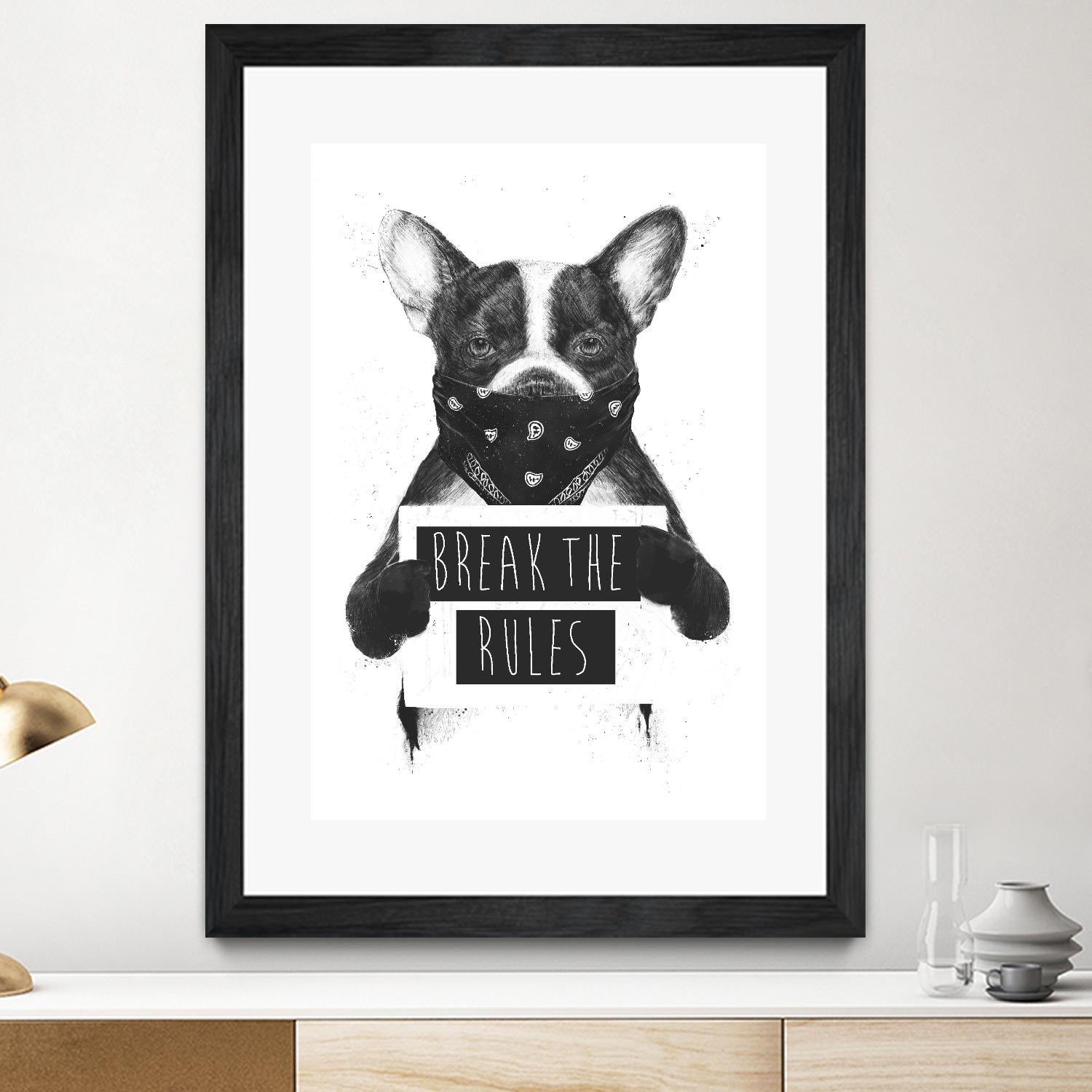 Rebel Dog by Balazs Solti on GIANT ART - multicolor urban/pop surrealism