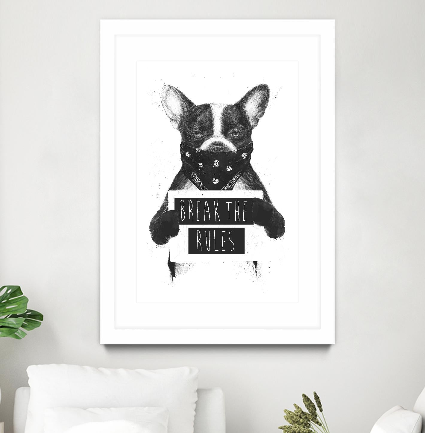 Rebel Dog by Balazs Solti on GIANT ART - multicolor urban/pop surrealism