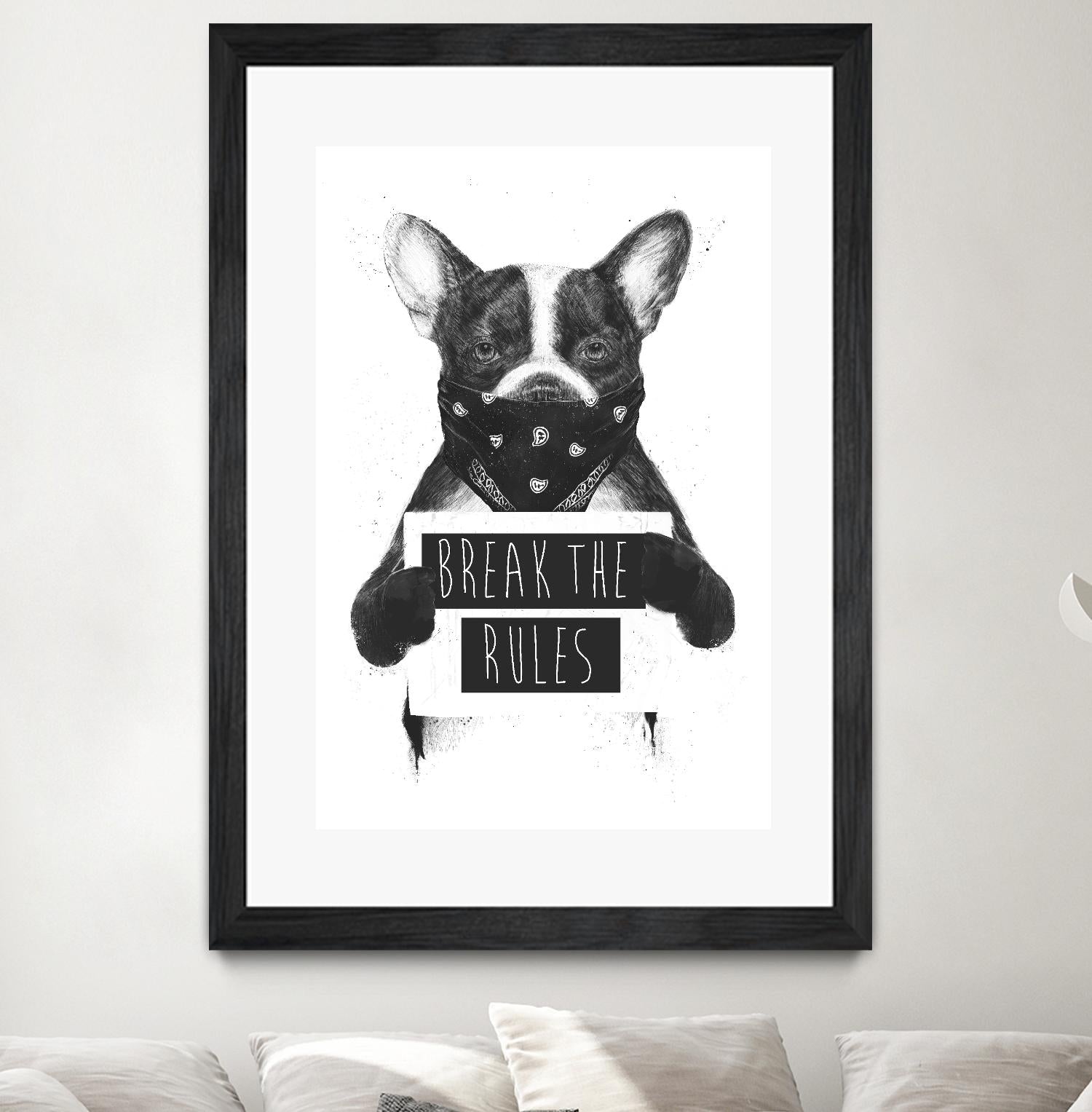Rebel Dog by Balazs Solti on GIANT ART - multicolor urban/pop surrealism