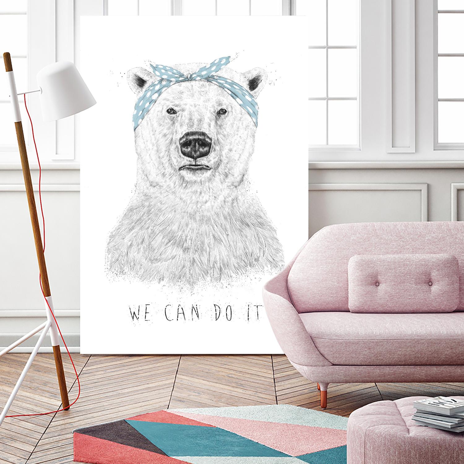 We Can Do It by Balazs Solti on GIANT ART - multicolor urban/pop surrealism