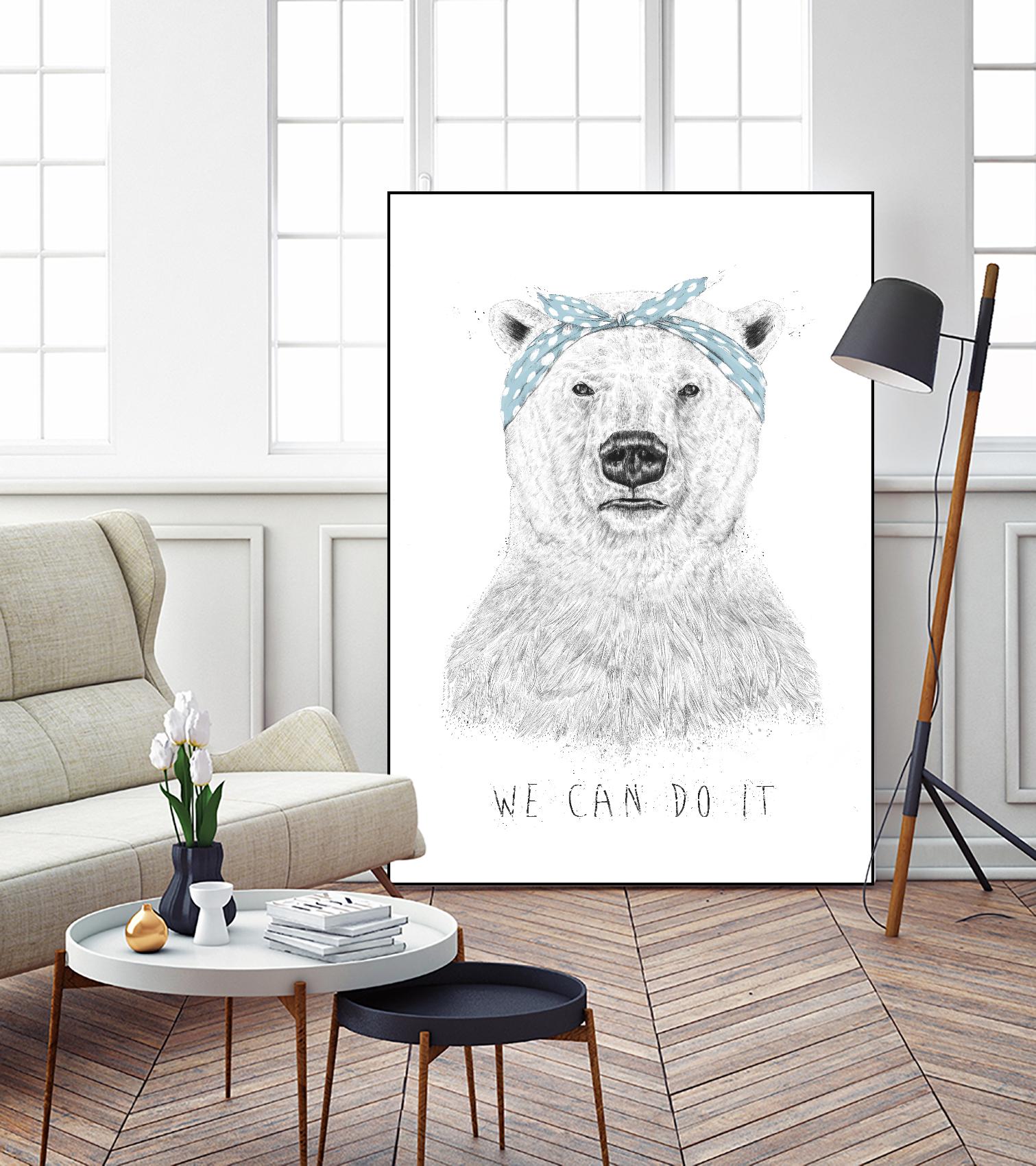 We Can Do It by Balazs Solti on GIANT ART - multicolor urban/pop surrealism