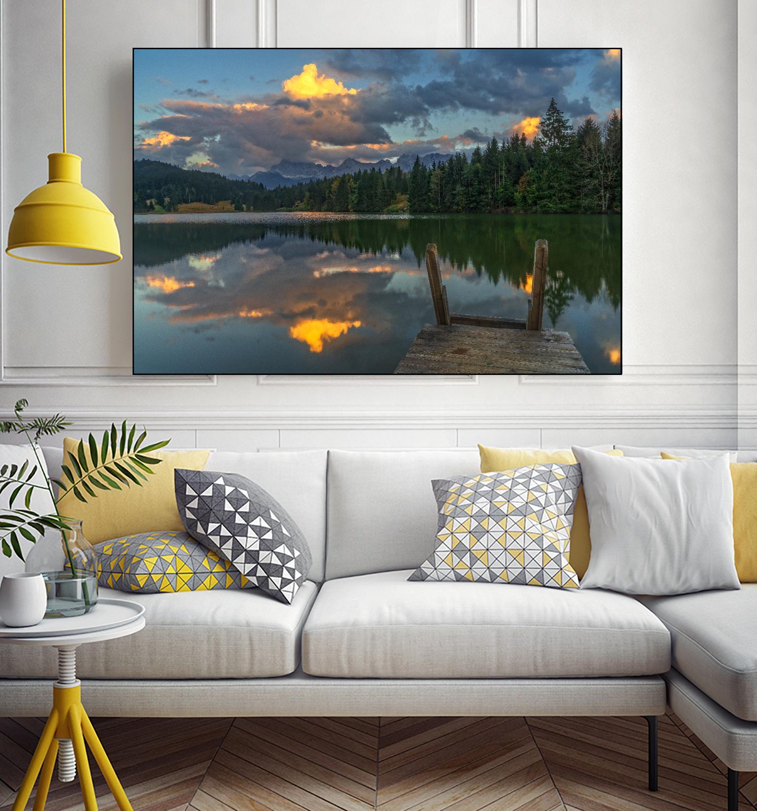 Late Swim by Anne Schneidersmann on GIANT ART - multicolor photography; landscapes