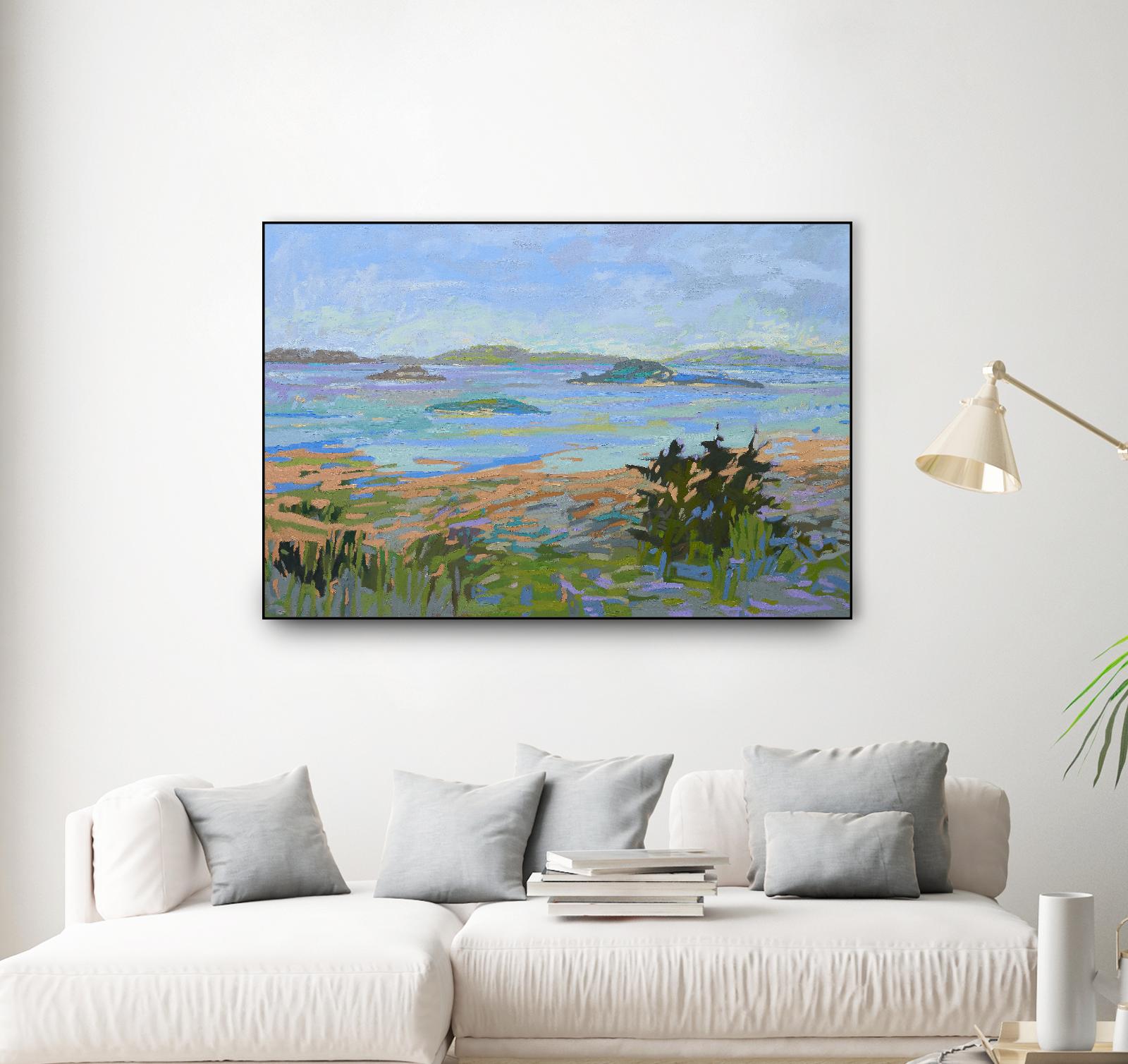 Islands Off the Mainland by Jane Schmidt on GIANT ART - multicolor landscapes; coastal