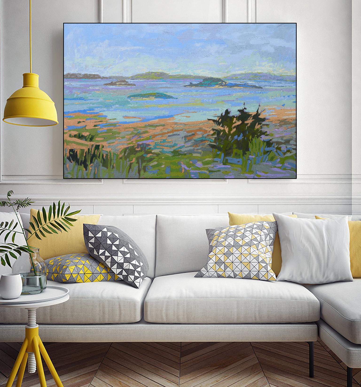 Islands Off the Mainland by Jane Schmidt on GIANT ART - multicolor landscapes; coastal