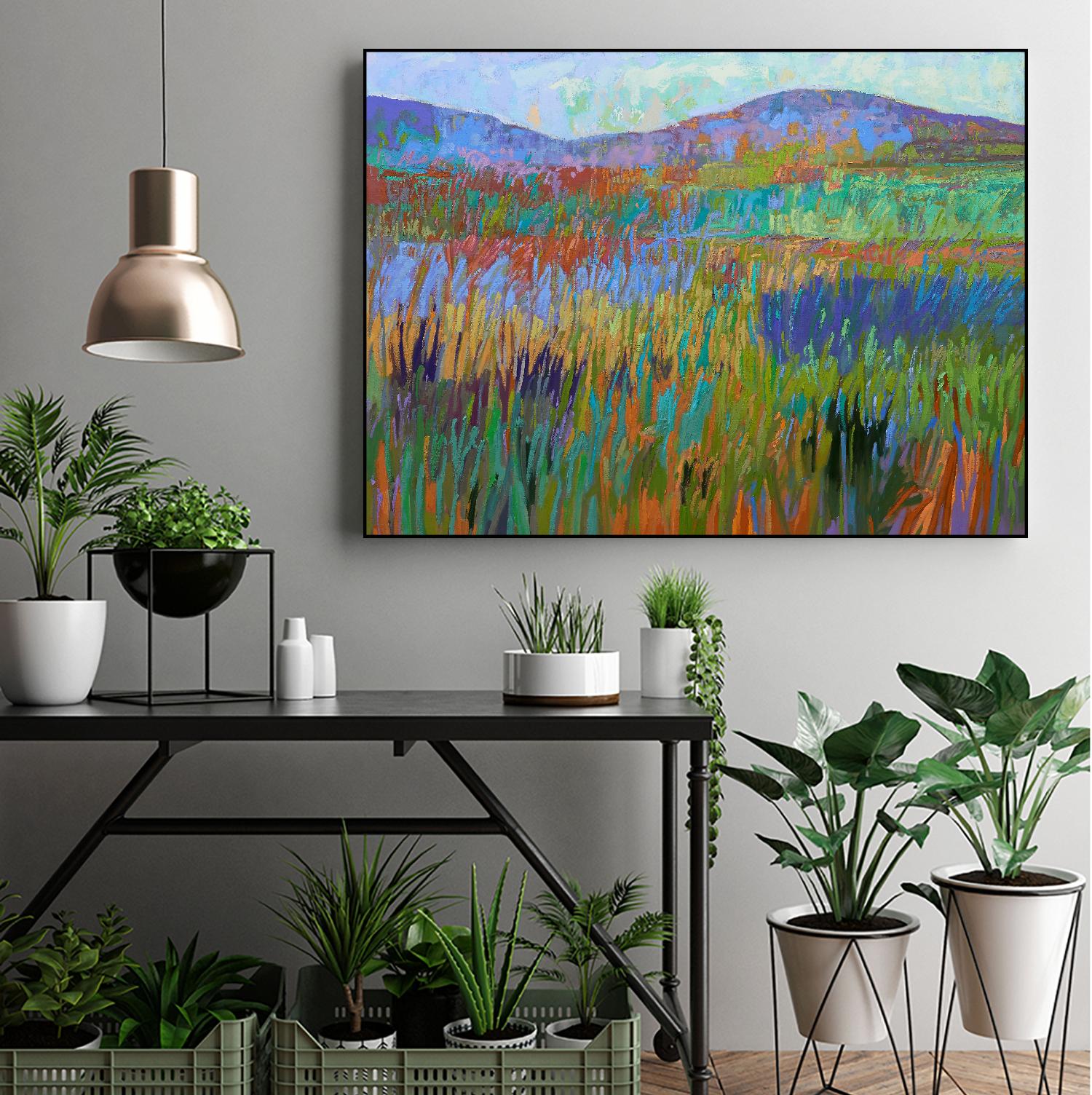 Color Field No. 68 by Jane Schmidt on GIANT ART - multicolor landscapes; contemporary