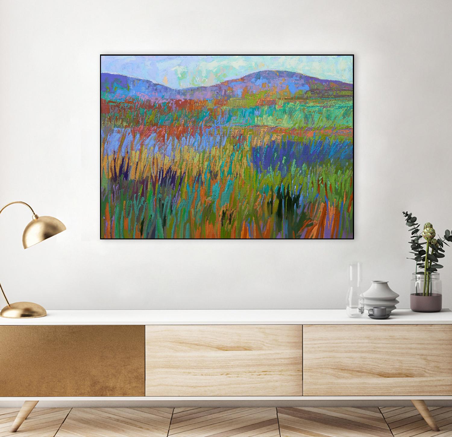 Color Field No. 68 by Jane Schmidt on GIANT ART - multicolor landscapes; contemporary