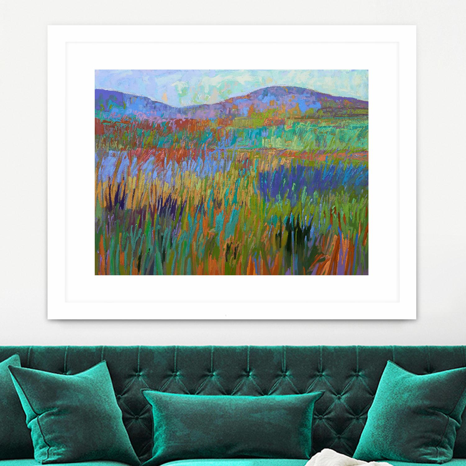Color Field No. 68 by Jane Schmidt on GIANT ART - multicolor landscapes; contemporary