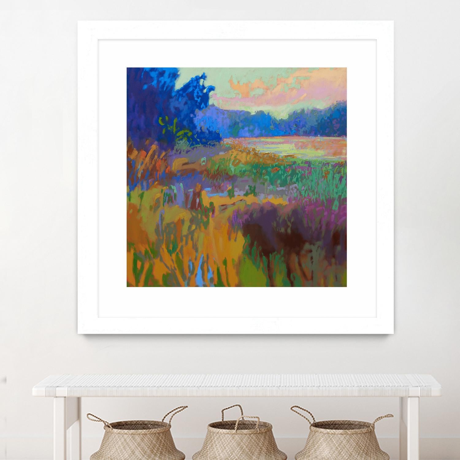Pastoral XV by Jane Schmidt on GIANT ART - multicolor landscapes; contemporary