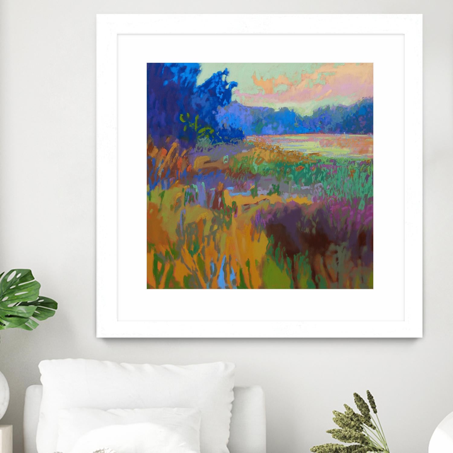 Pastoral XV by Jane Schmidt on GIANT ART - multicolor landscapes; contemporary