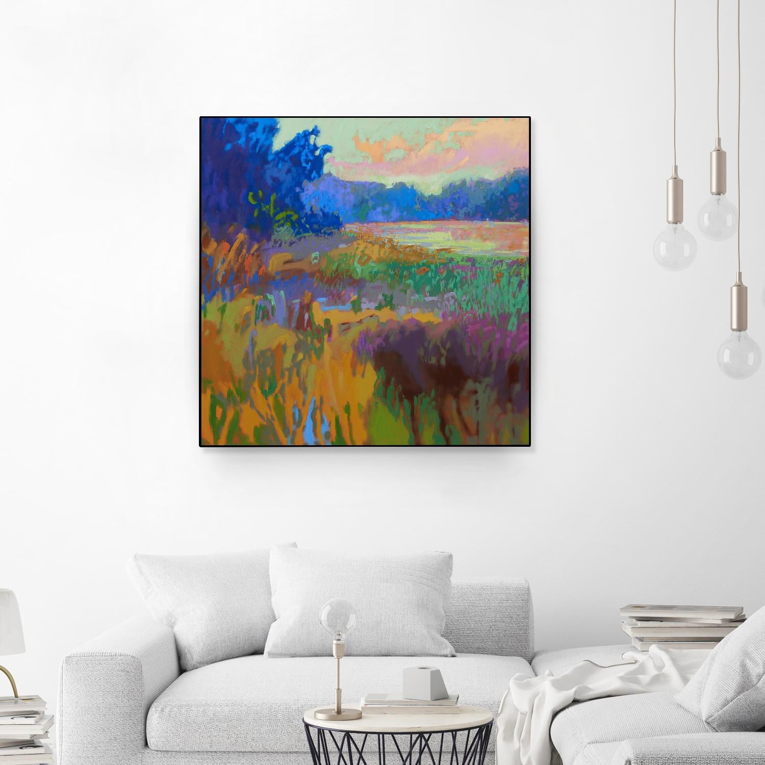 Pastoral XV by Jane Schmidt on GIANT ART - multicolor landscapes; contemporary