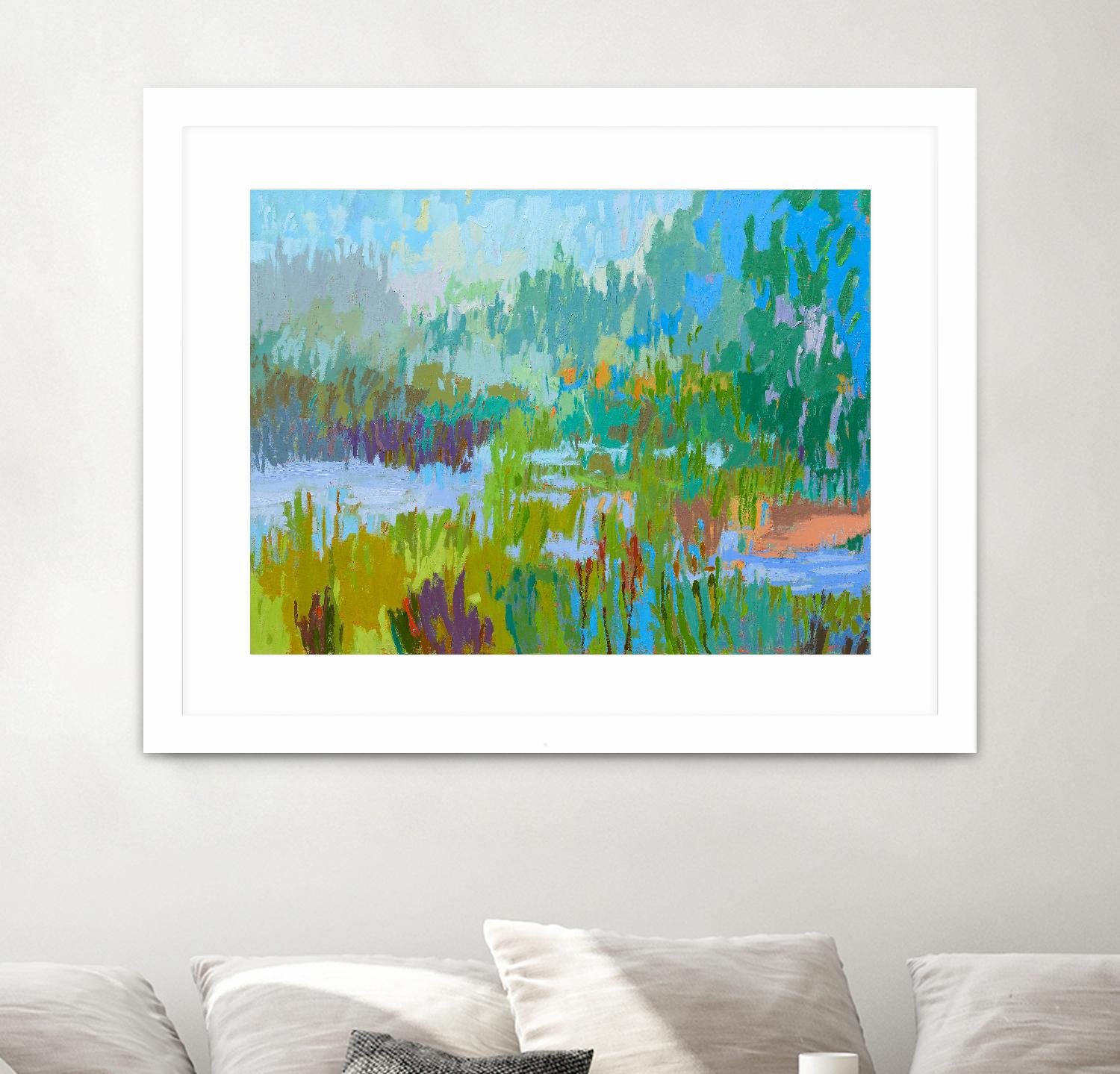 Southern Charm II by Jane Schmidt on GIANT ART - multicolor landscapes; contemporary