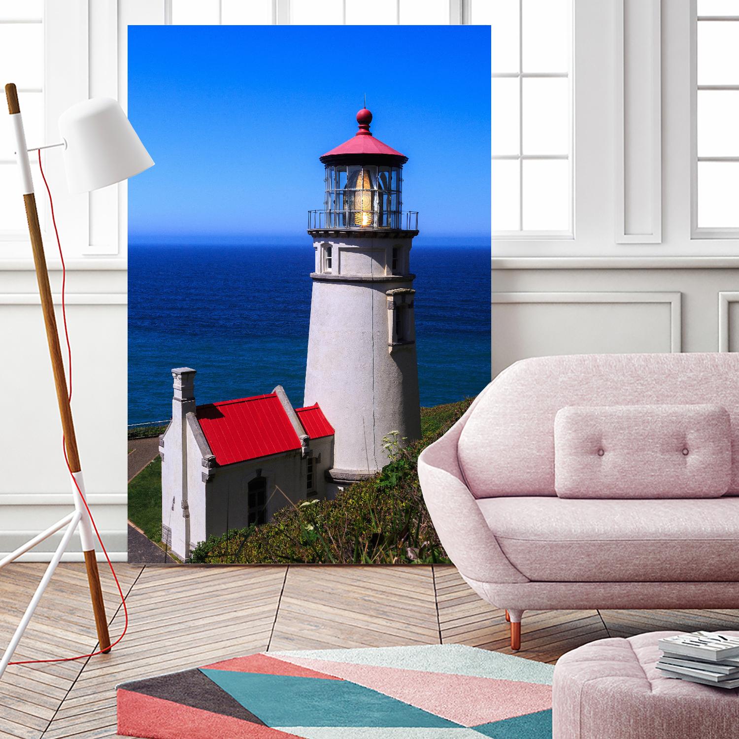 Heceta Head Lighthouse by Shawn/Corinne Severn on GIANT ART - multicolor photography; coastal