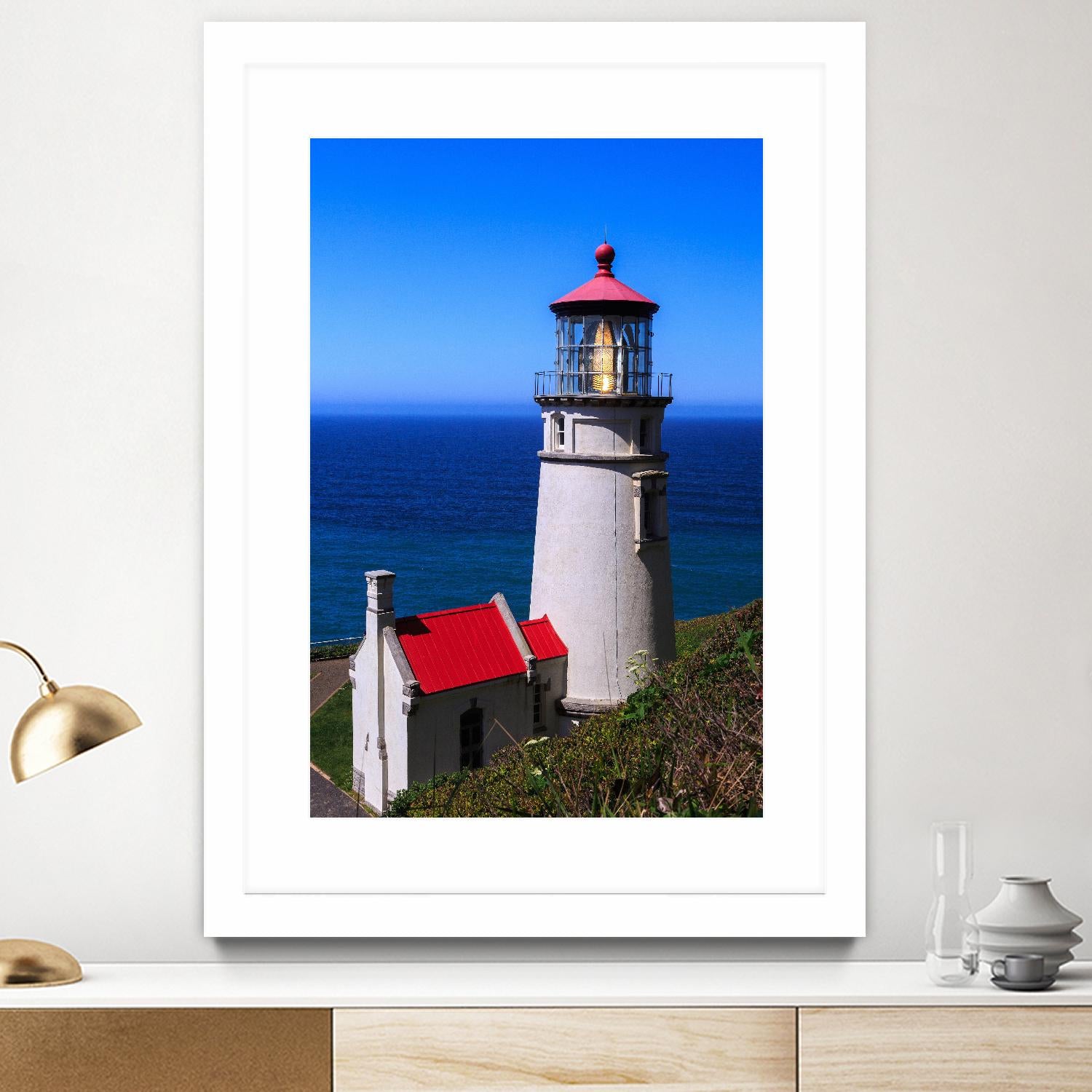 Heceta Head Lighthouse by Shawn/Corinne Severn on GIANT ART - multicolor photography; coastal