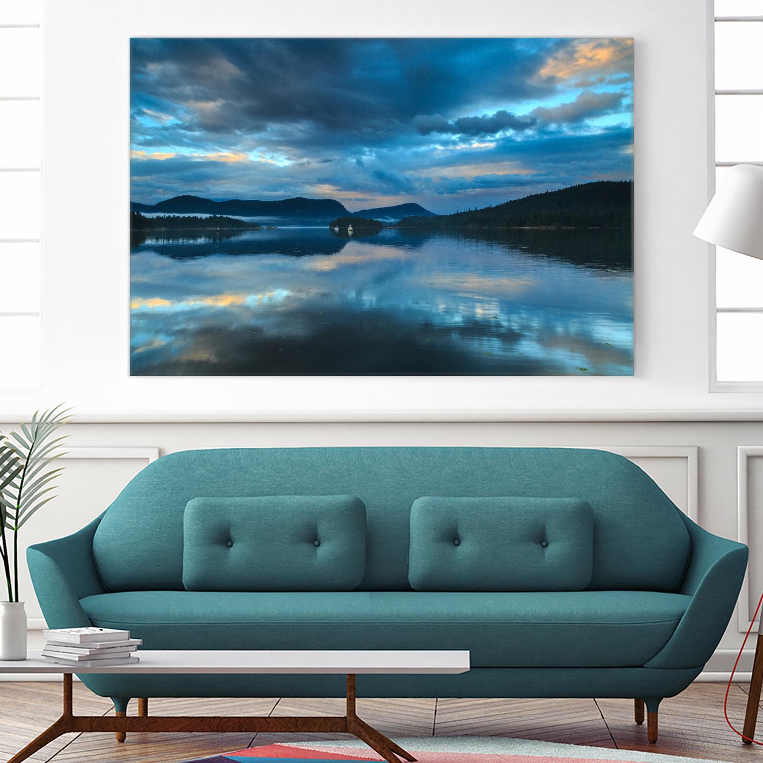 Waiatt Bay Evening by Shawn/Corinne Severn on GIANT ART - multicolor landscapes; photography; coastal