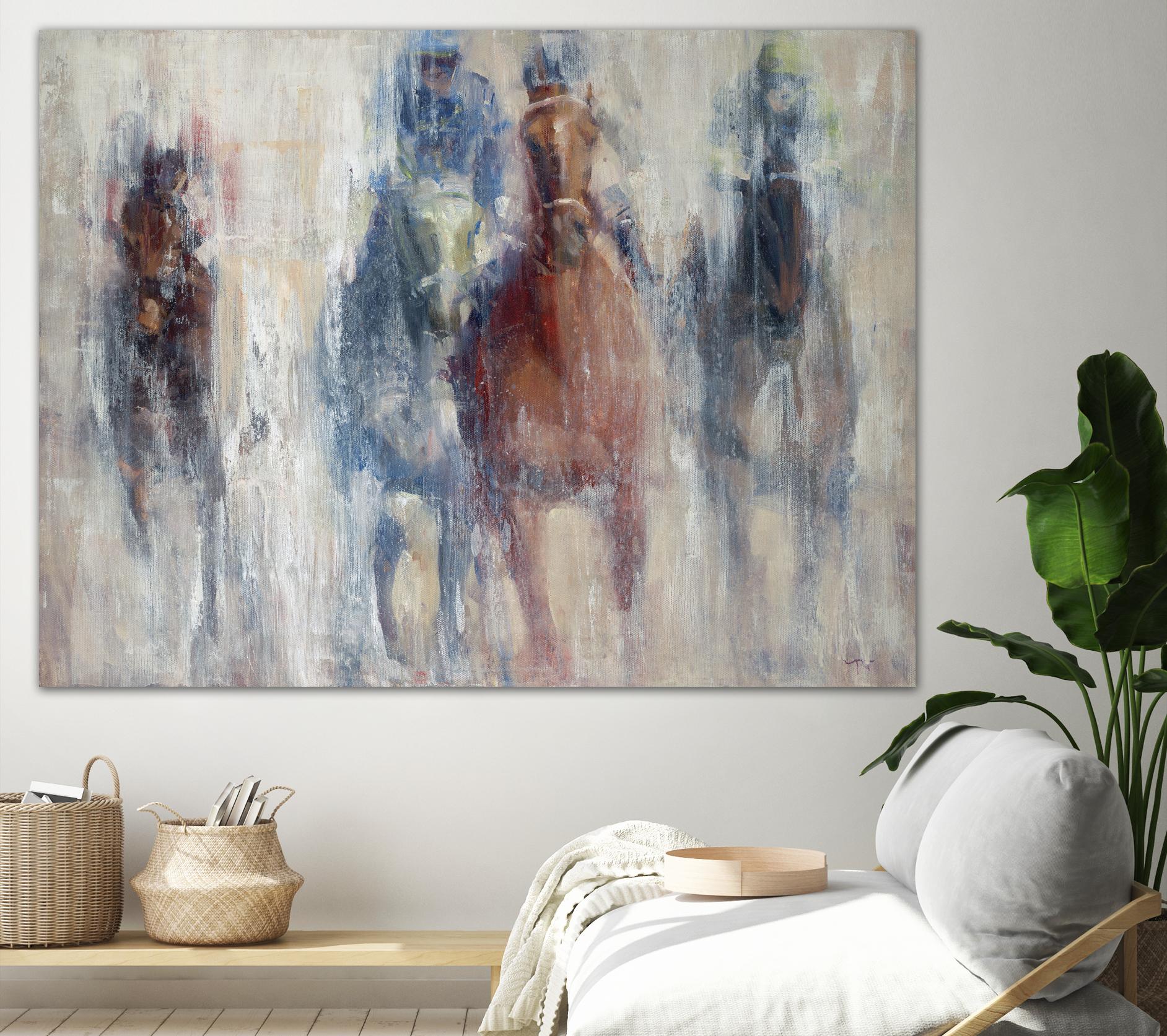 Derby 2015 by Valtcho Tonov on GIANT ART - multicolor animals; contemporary; sports