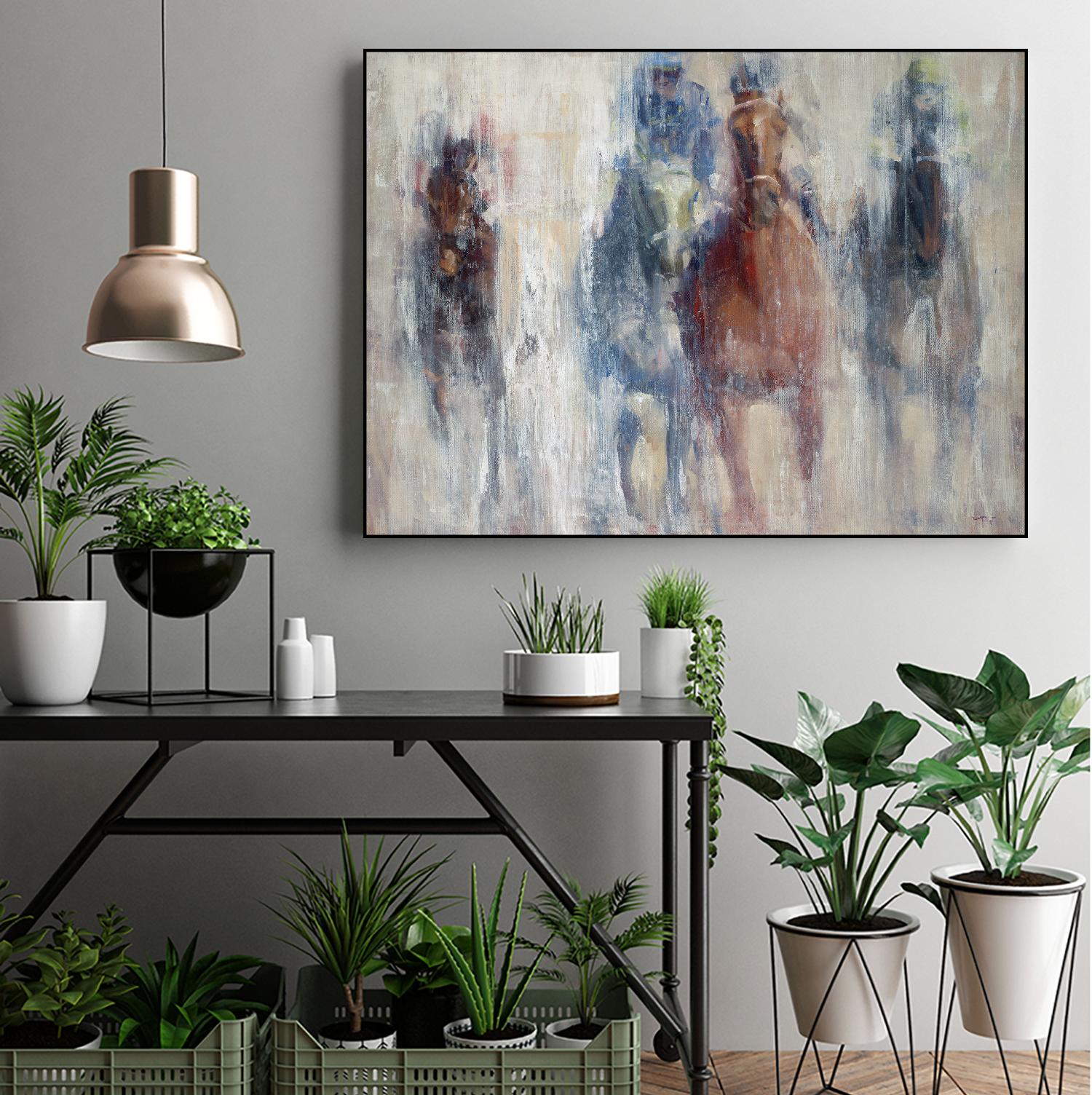 Derby 2015 by Valtcho Tonov on GIANT ART - multicolor animals; contemporary; sports