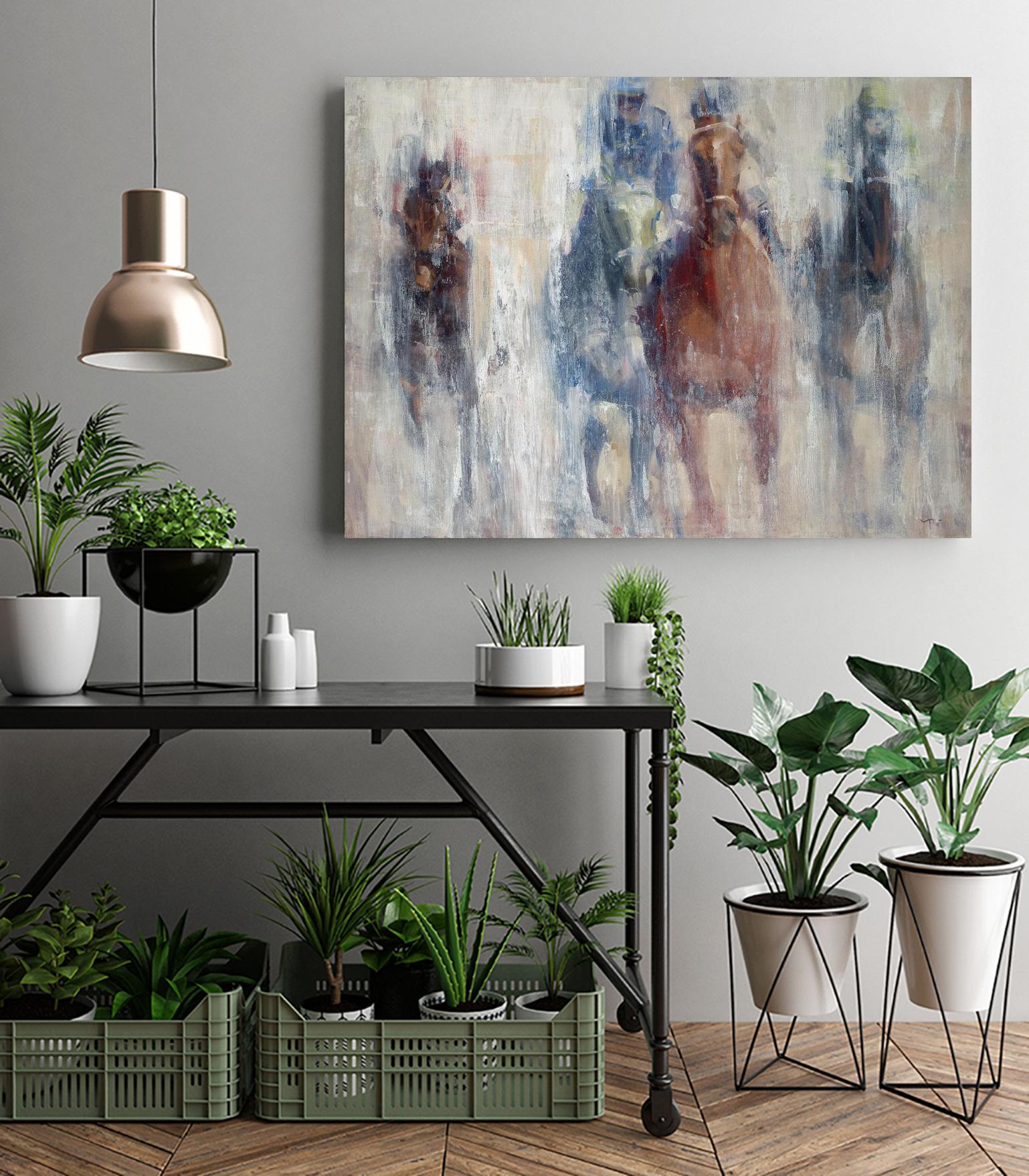 Derby 2015 by Valtcho Tonov on GIANT ART - multicolor animals; contemporary; sports