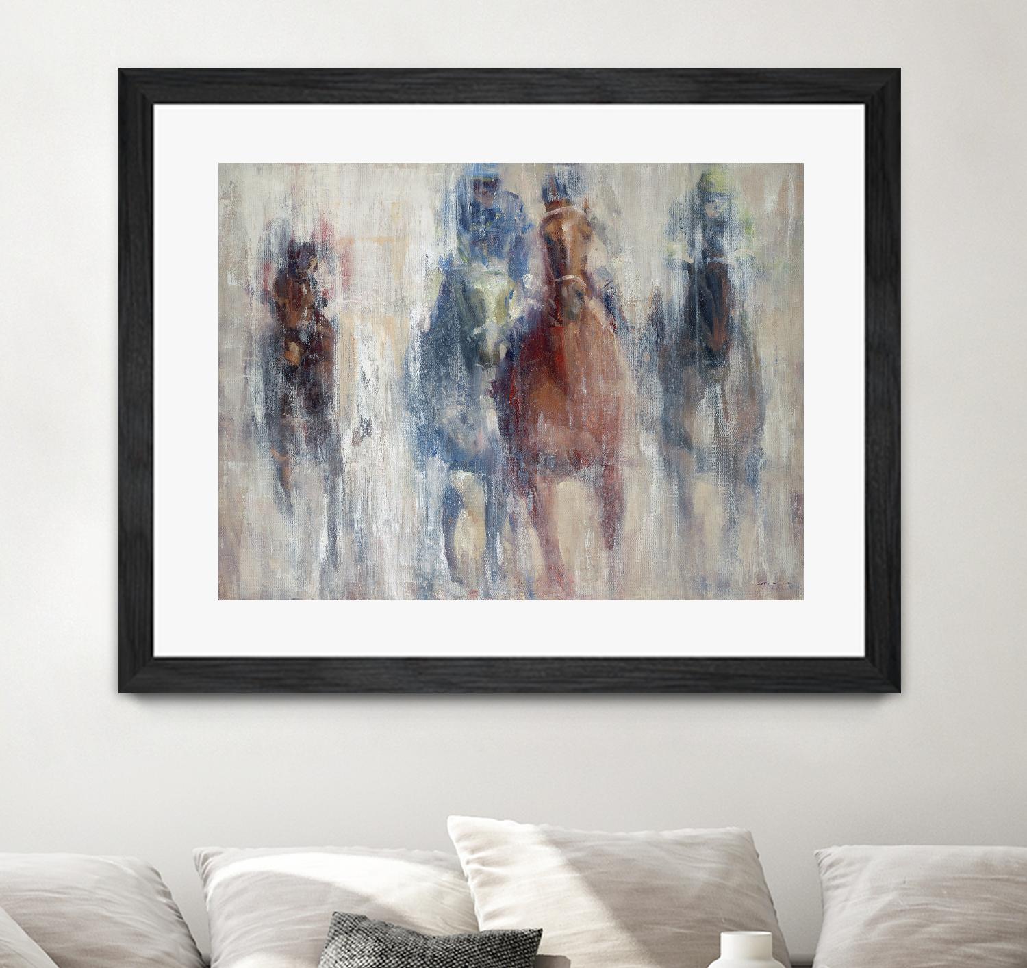 Derby 2015 by Valtcho Tonov on GIANT ART - multicolor animals; contemporary; sports