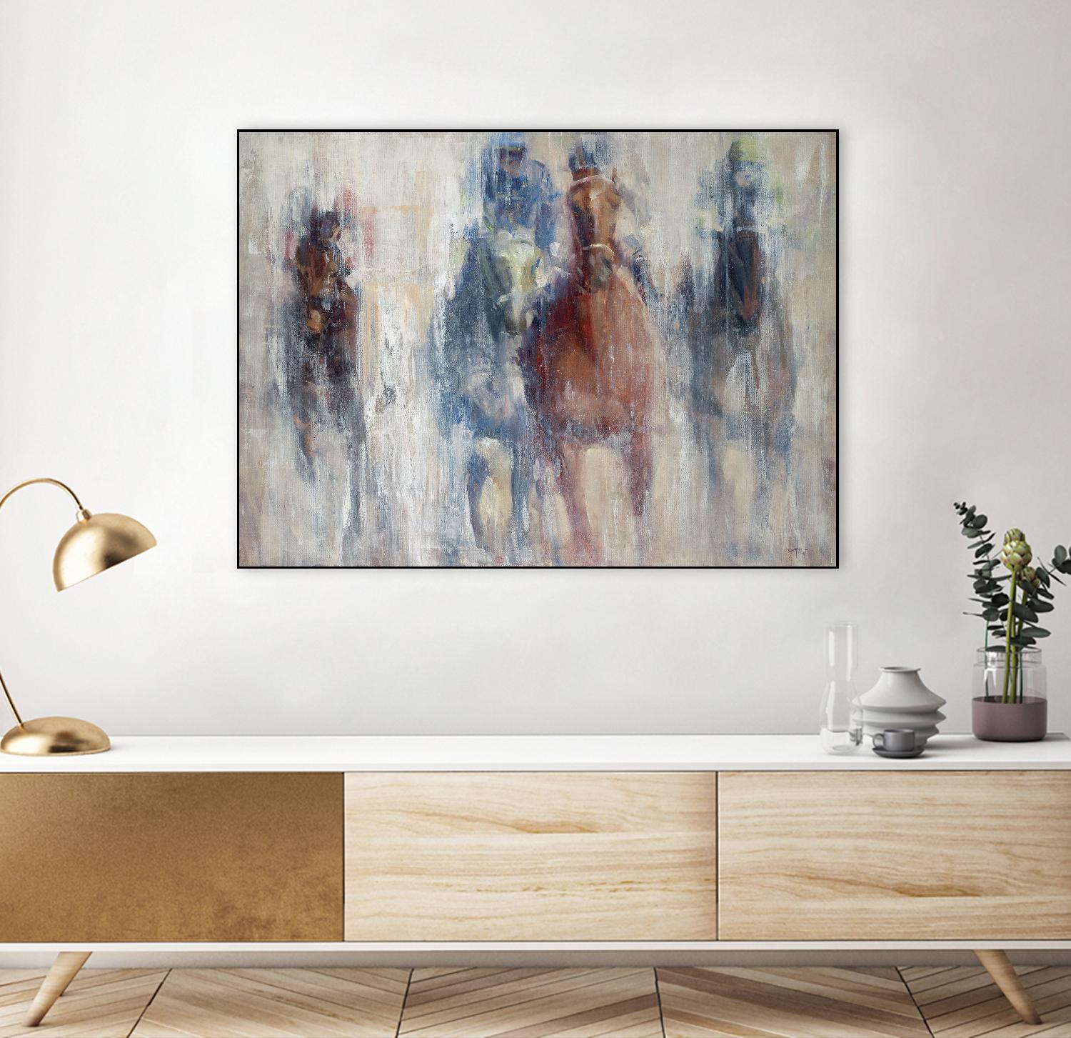 Derby 2015 by Valtcho Tonov on GIANT ART - multicolor animals; contemporary; sports