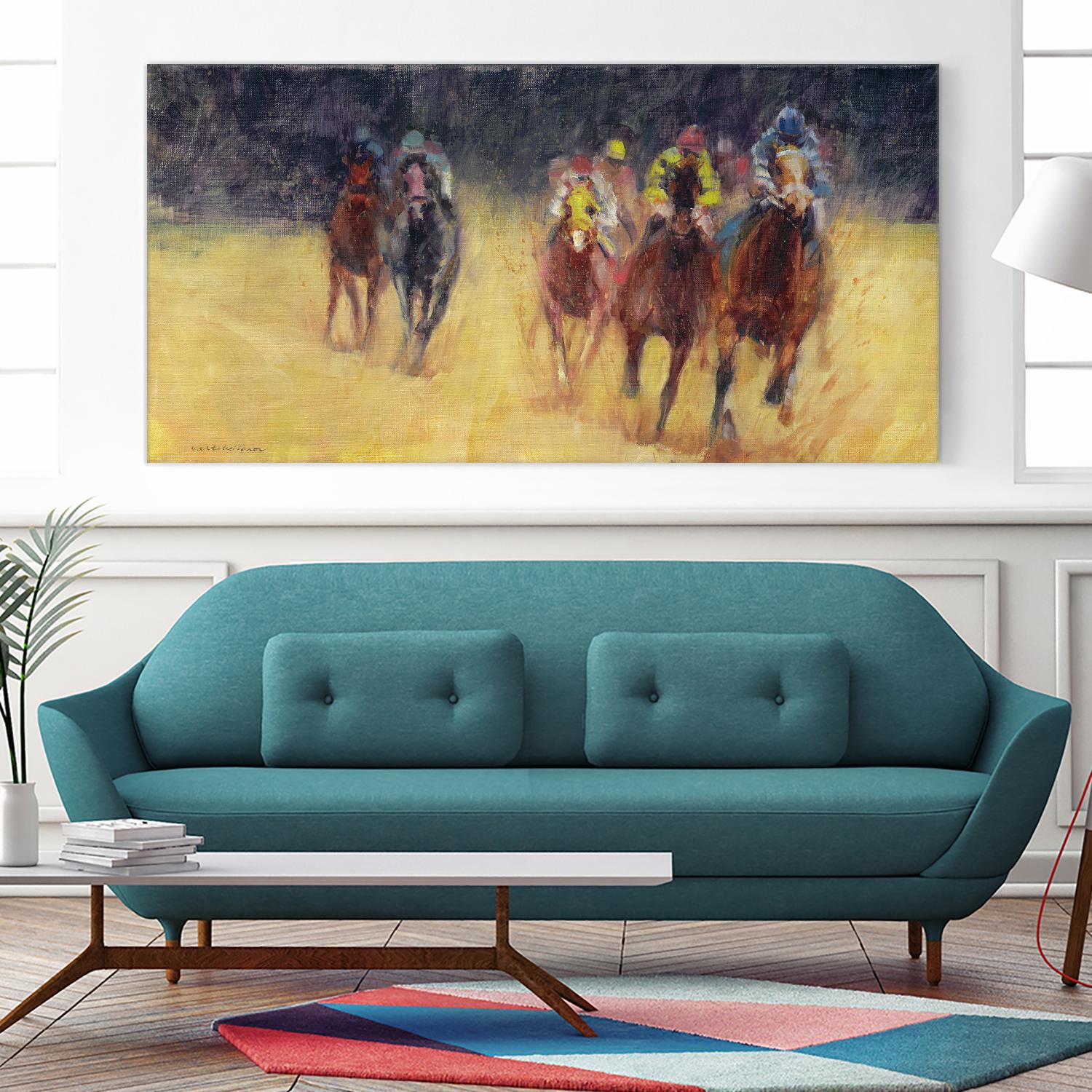 Derby 2016 by Valtcho Tonov on GIANT ART - multicolor animals; contemporary; sports