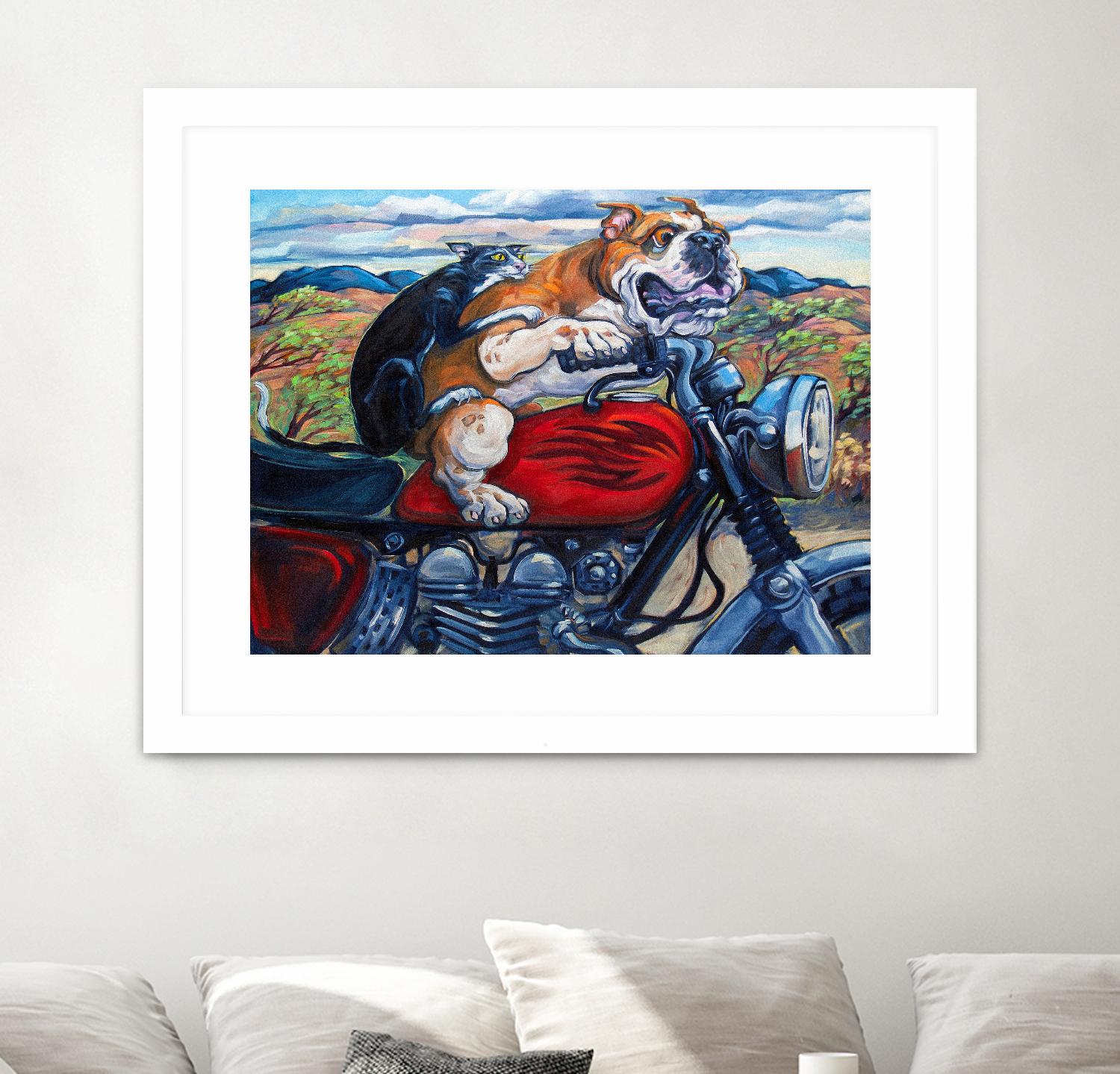 Zippity Do Da by CR Townsend on GIANT ART - multicolor animals; urban/pop surrealism