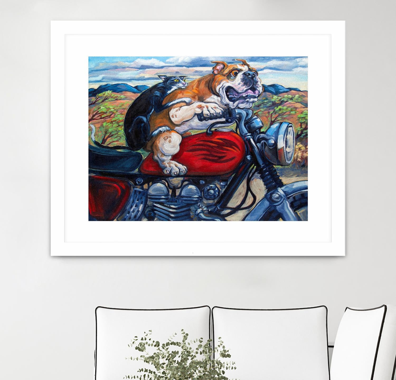 Zippity Do Da by CR Townsend on GIANT ART - multicolor animals; urban/pop surrealism