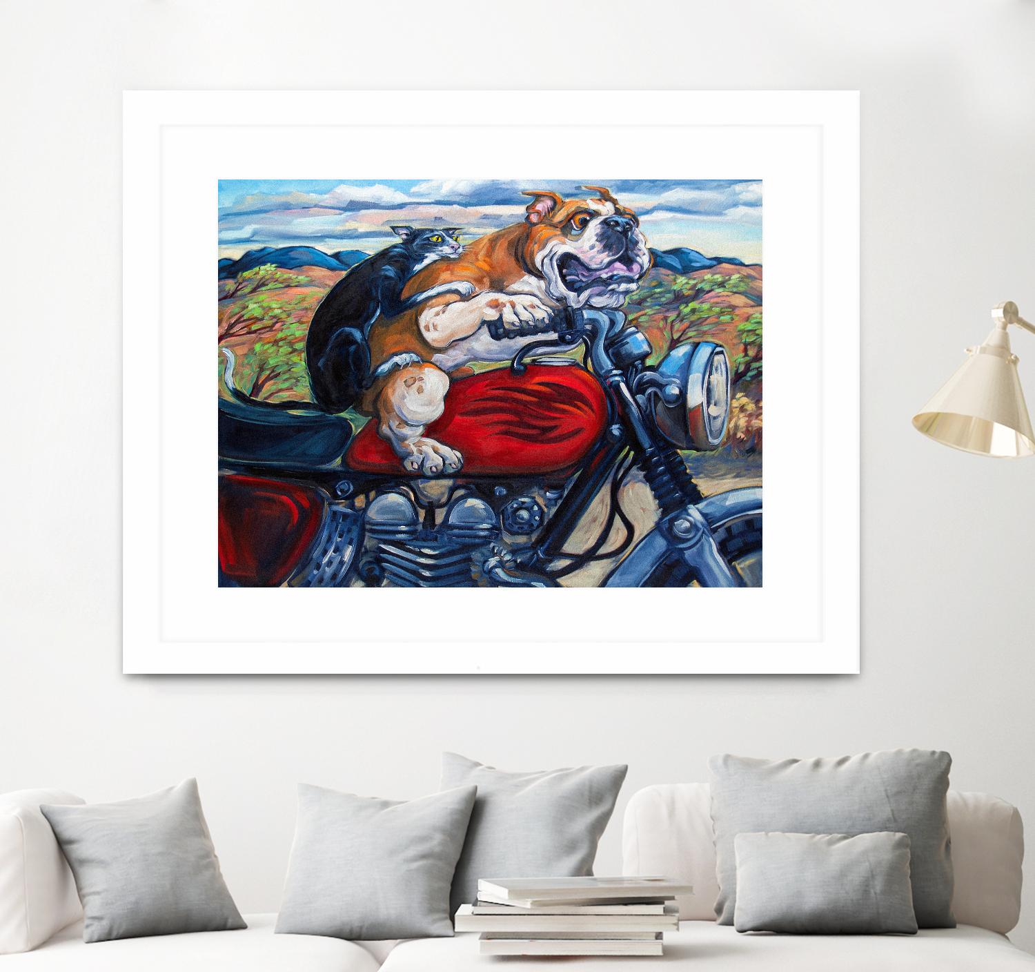 Zippity Do Da by CR Townsend on GIANT ART - multicolor animals; urban/pop surrealism