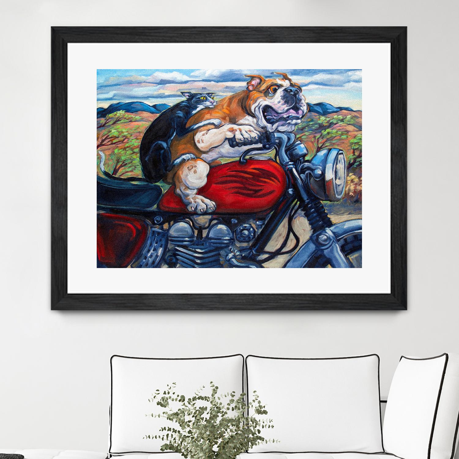 Zippity Do Da by CR Townsend on GIANT ART - multicolor animals; urban/pop surrealism